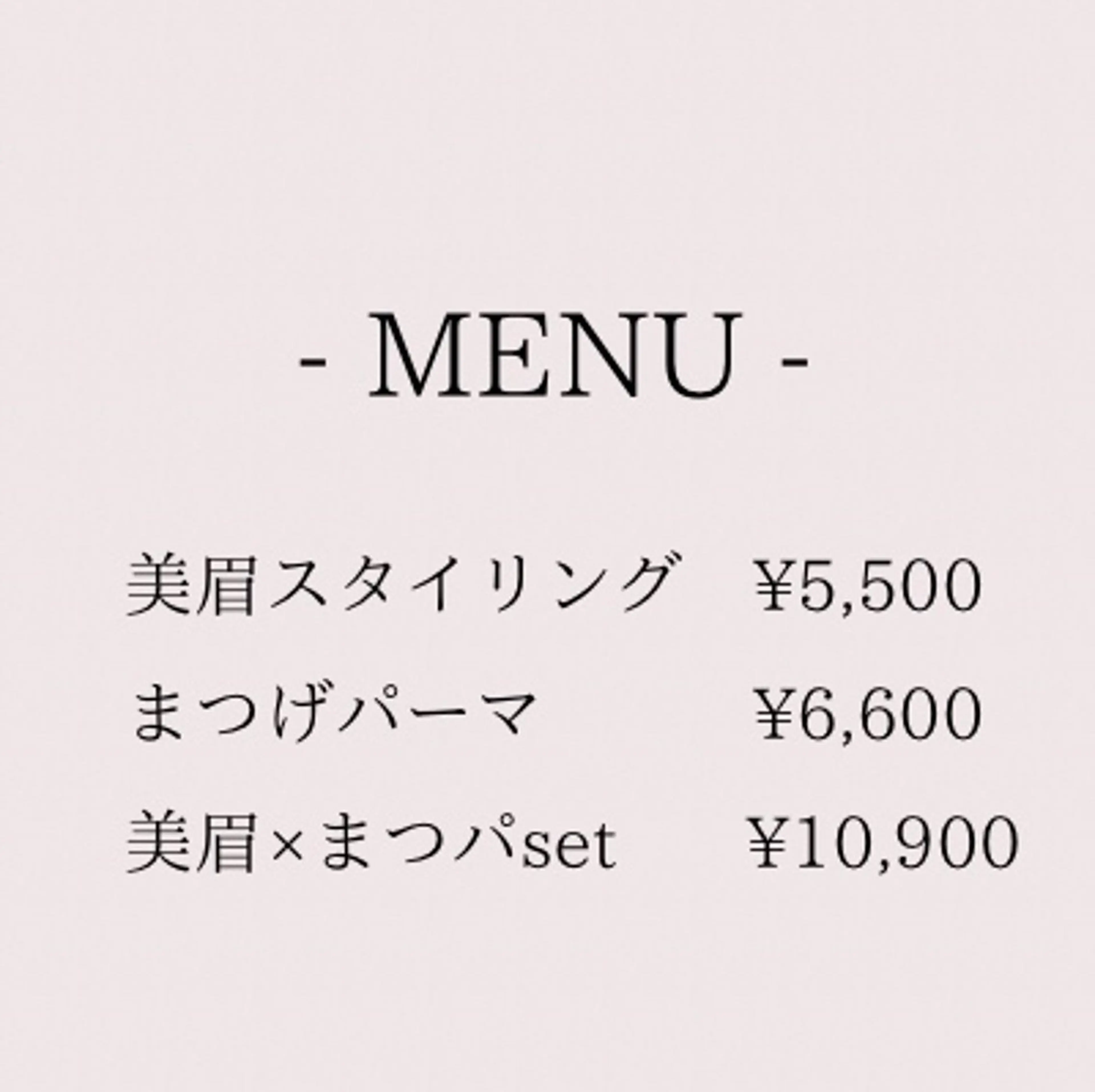 マツエク・マツパ .mel 【ドットメル】のマツエク・マツパデザイン