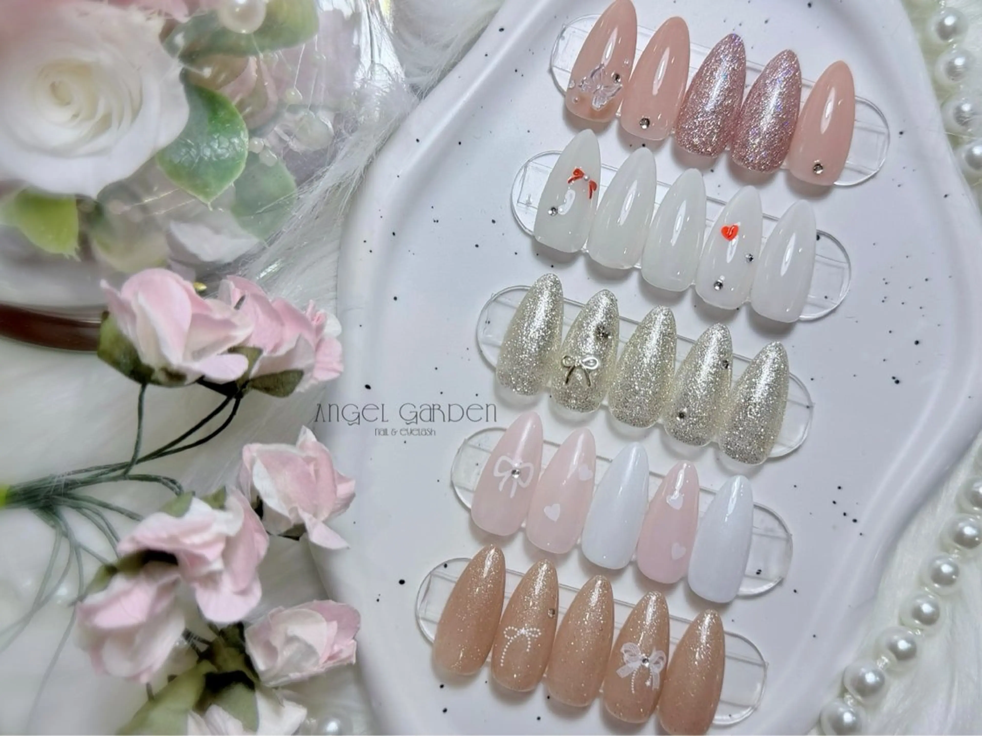 ネイル オフィスネイル シンプルネイル Angel Garden池袋のネイルデザイン