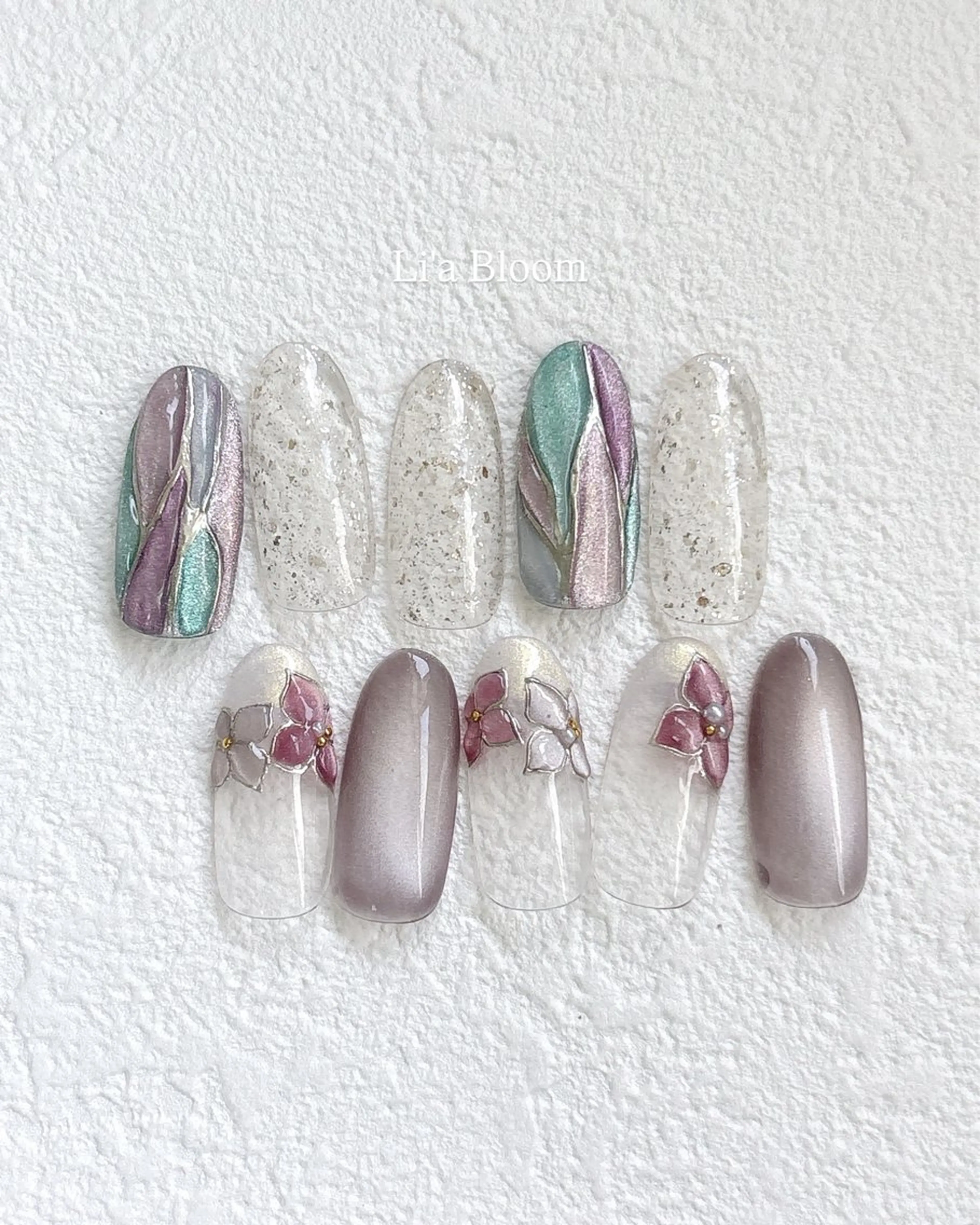 ネイル ハンドネイル Li'a Bloom所属・🦋🤍 madoka🤍のネイルデザイン