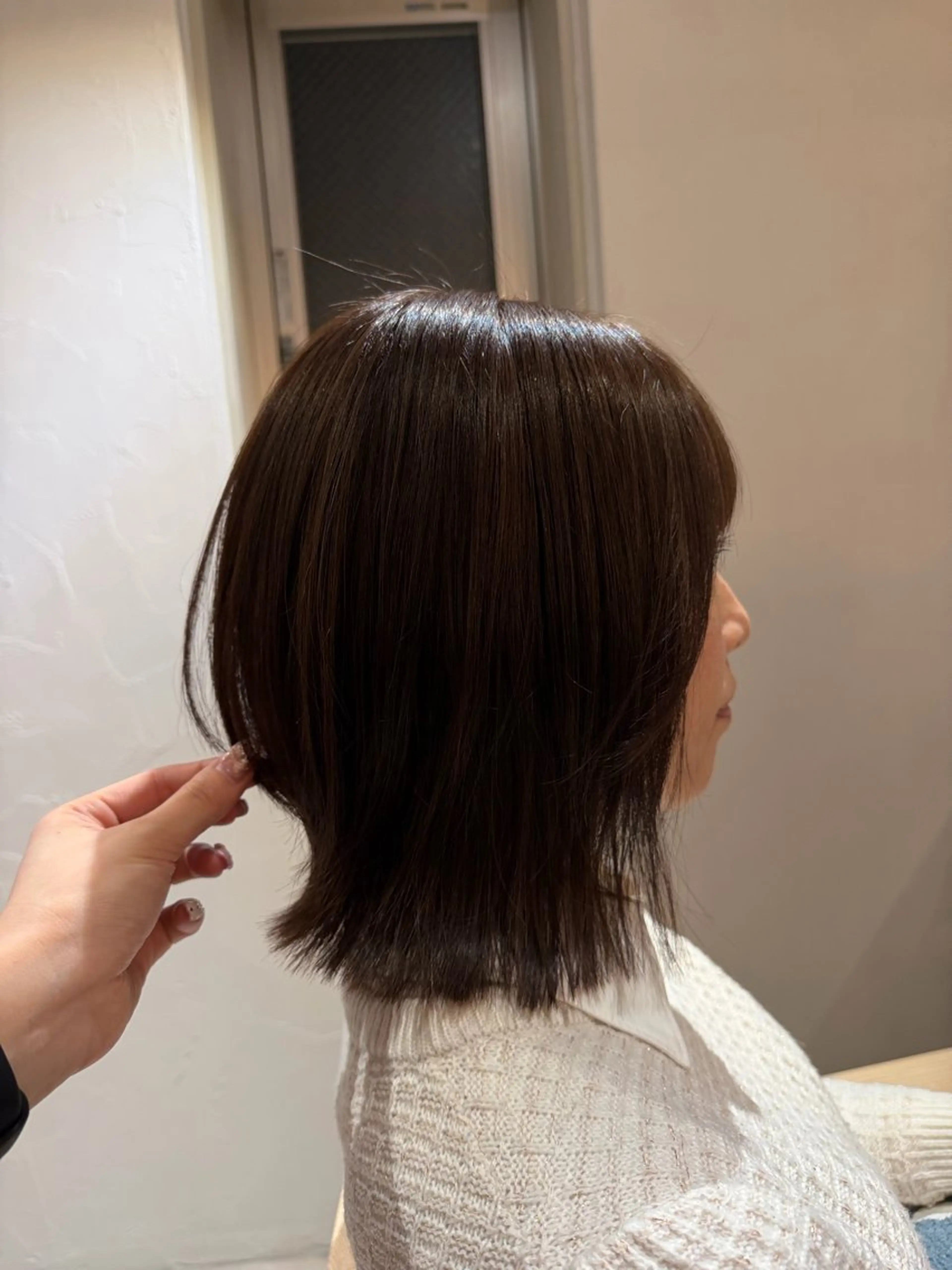 ショート くびれヘア レイヤーカット カット ヘアカラー little lulu 梅田所属・Saya/ショート/ ボブ/ 大阪/梅田のヘアスタイル