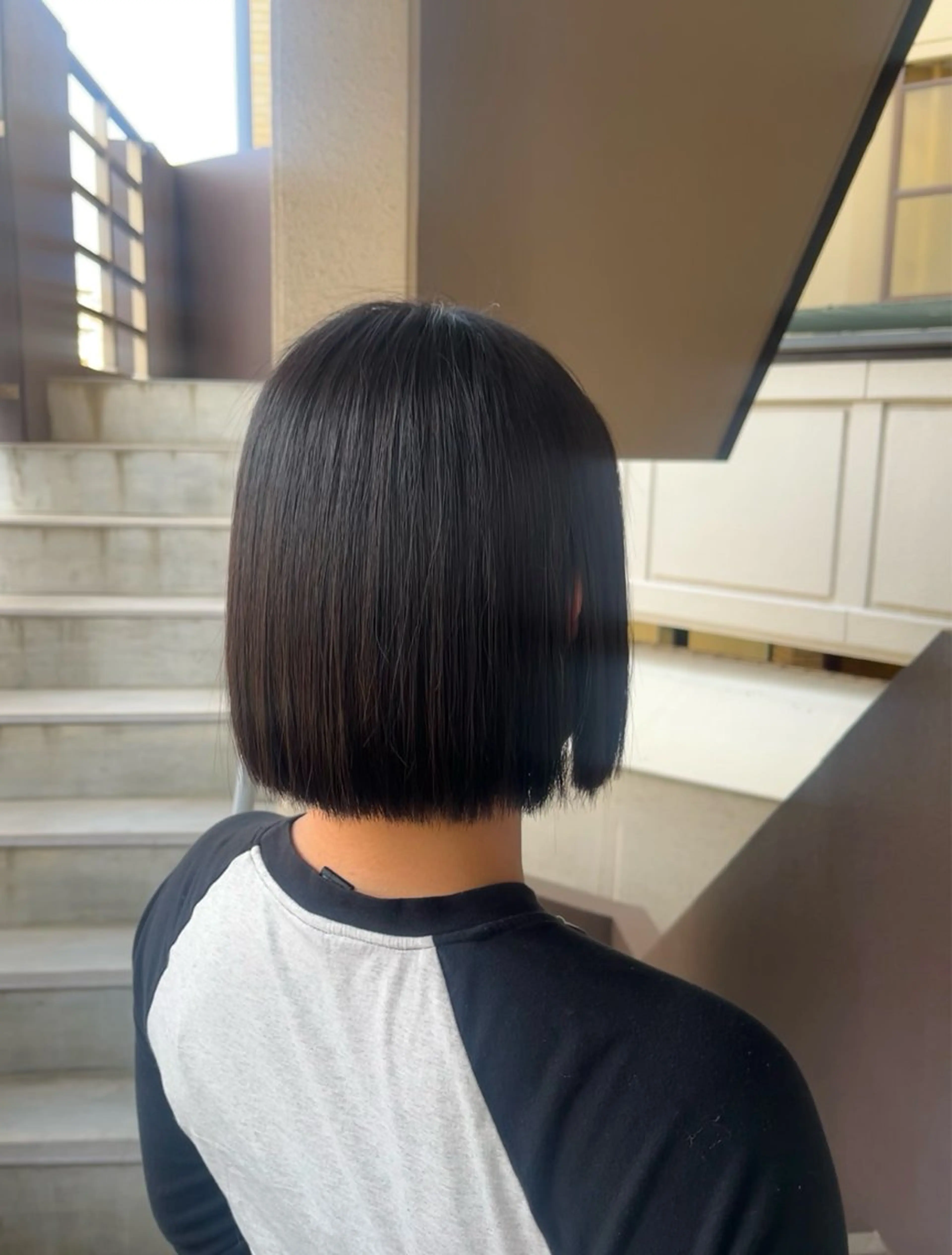 ミディアム 縮毛矯正 loe 薬院本店【ロエ】所属・早稲田 千尋のヘアスタイル