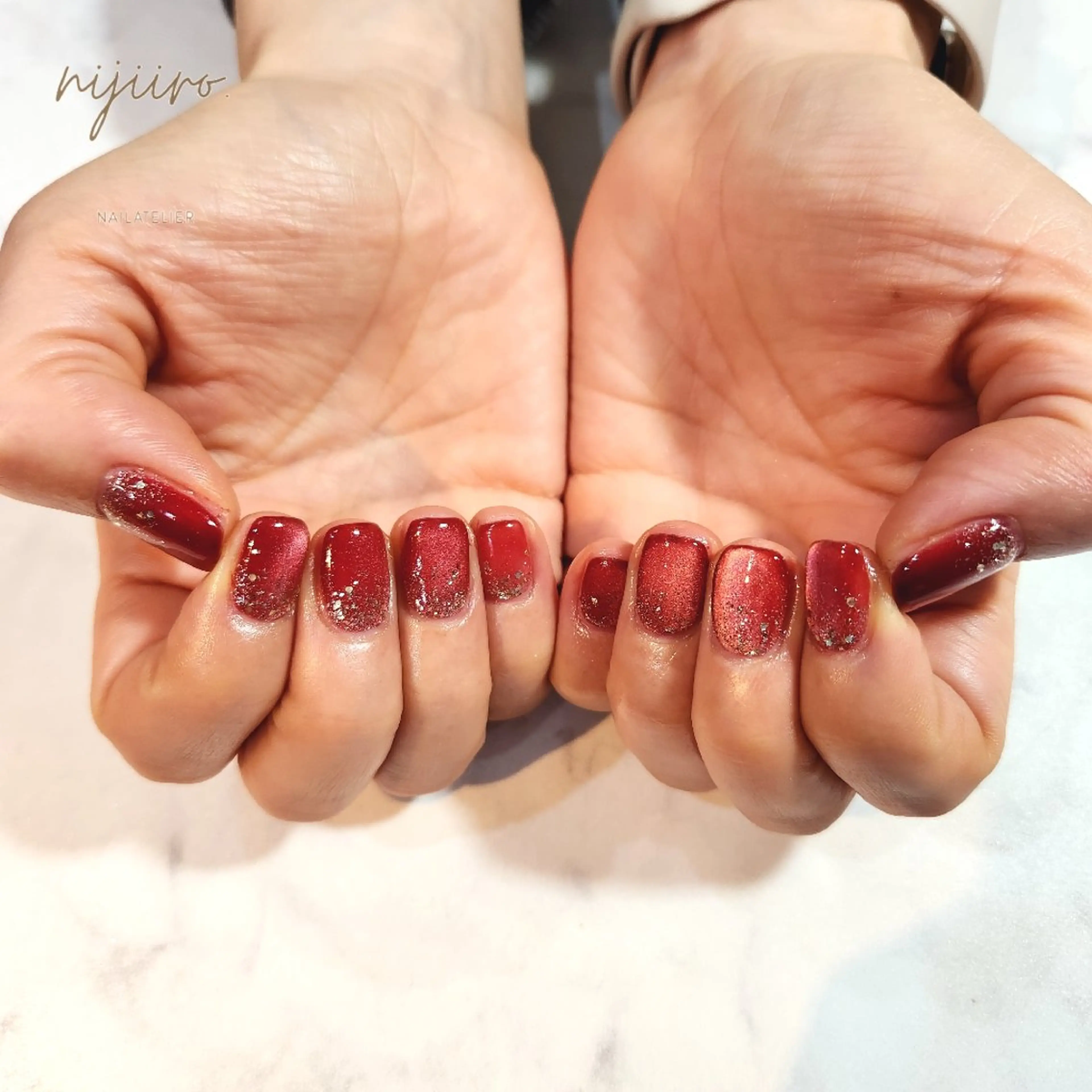 ネイル ハンドネイル nailatelier nijiiro.所属・nijiiro🌈 サトウのネイルデザイン