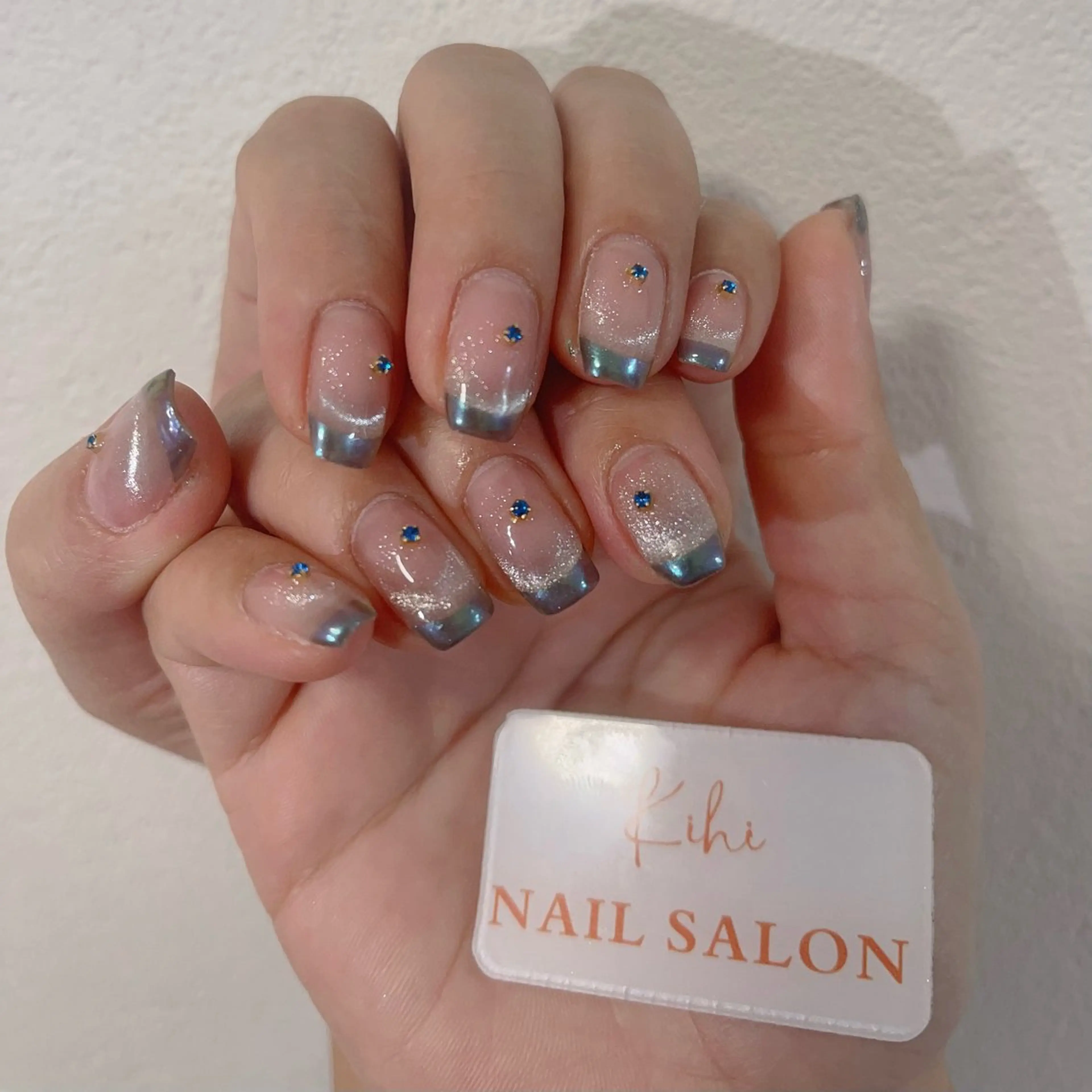 ネイル アートネイル フレンチネイル ジェルネイル グラデーション 韓国ネイル ハンドネイル ハンドケア さくら💮💮 【オフ無料】のネイルデザイン