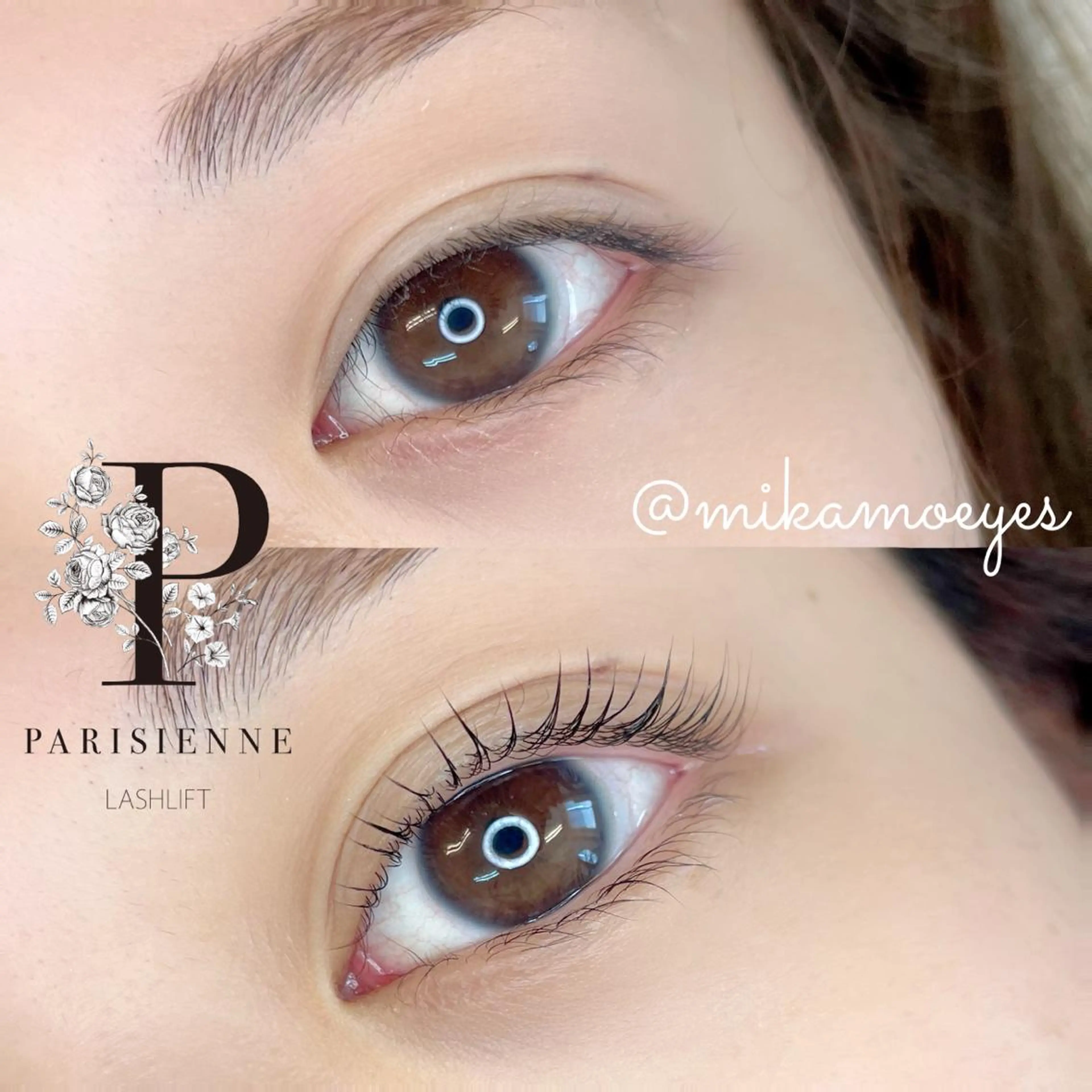 マツエク・マツパ パリジェンヌラッシュリフト マツパ olu 美甘 カレンのマツエク・マツパデザイン