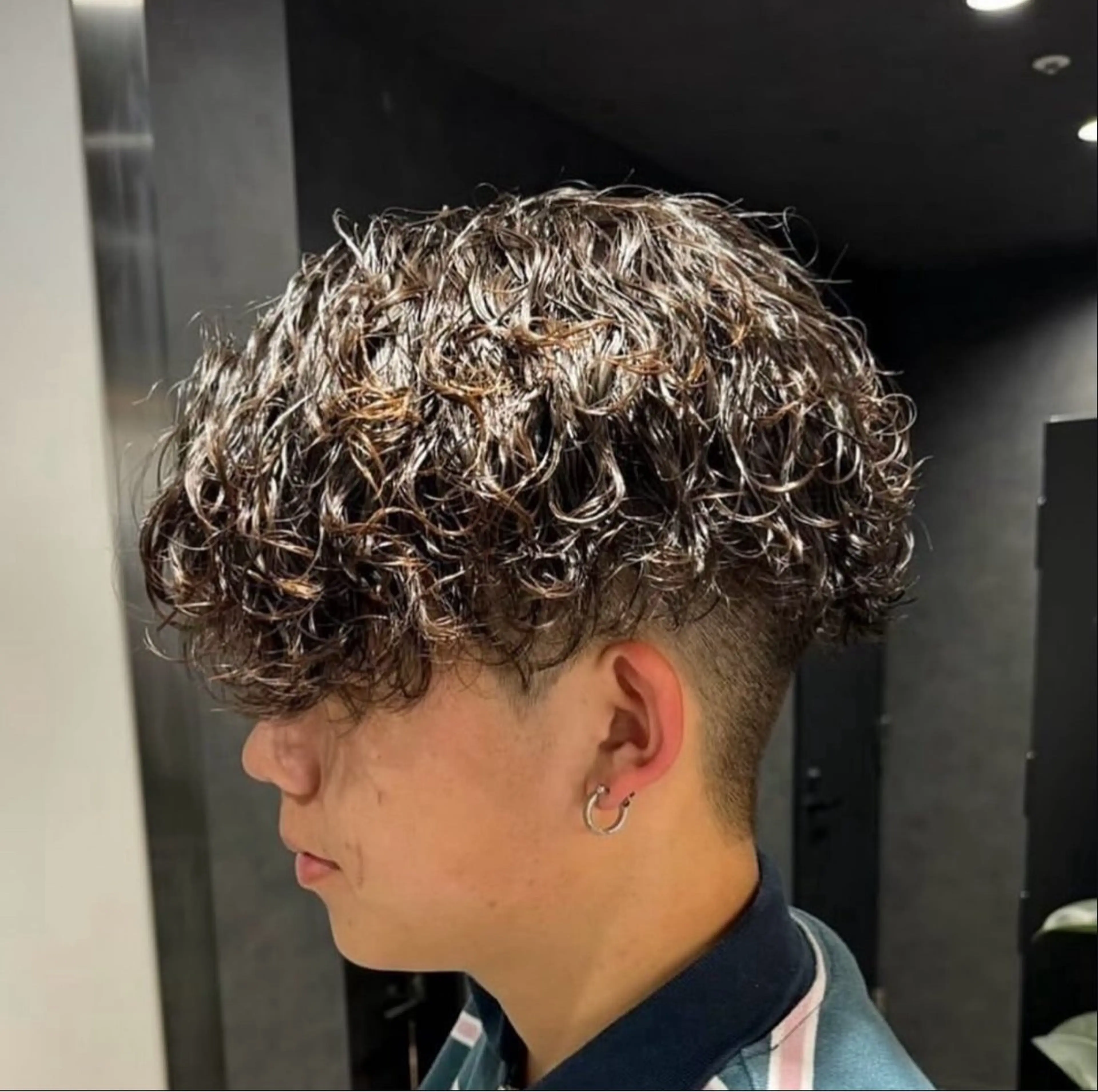 ショート パーマ メンズ 🖤Ayumi🖤 メンズ特化❤️‍🔥のヘアスタイル