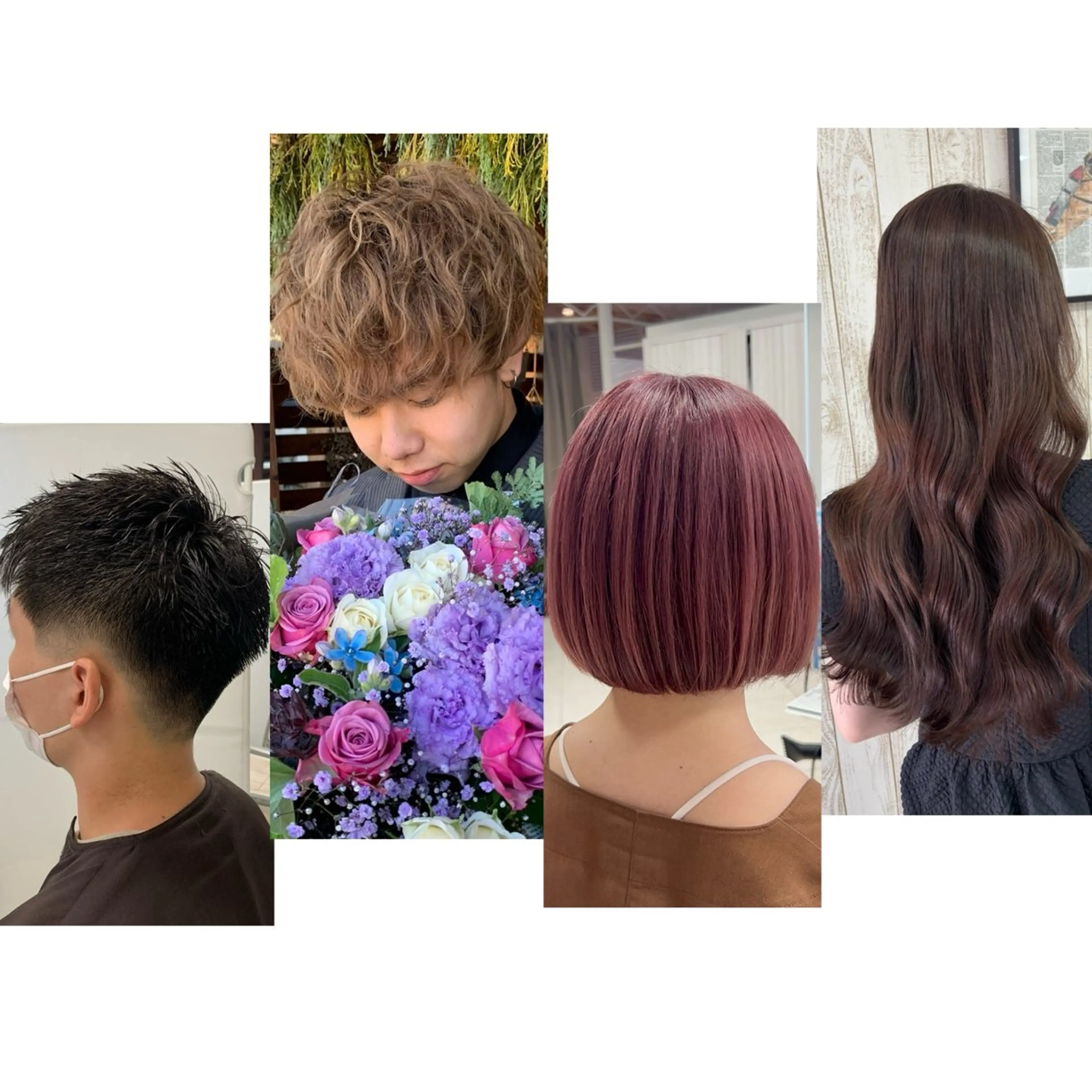 カラー パーマ メンズ カット ヘアカラー パーマ 縮毛矯正 トリートメント ヘッドスパ サロンド エフ真壁店所属・酸性ストレート特化 メンズも歓迎 細谷のヘアスタイル
