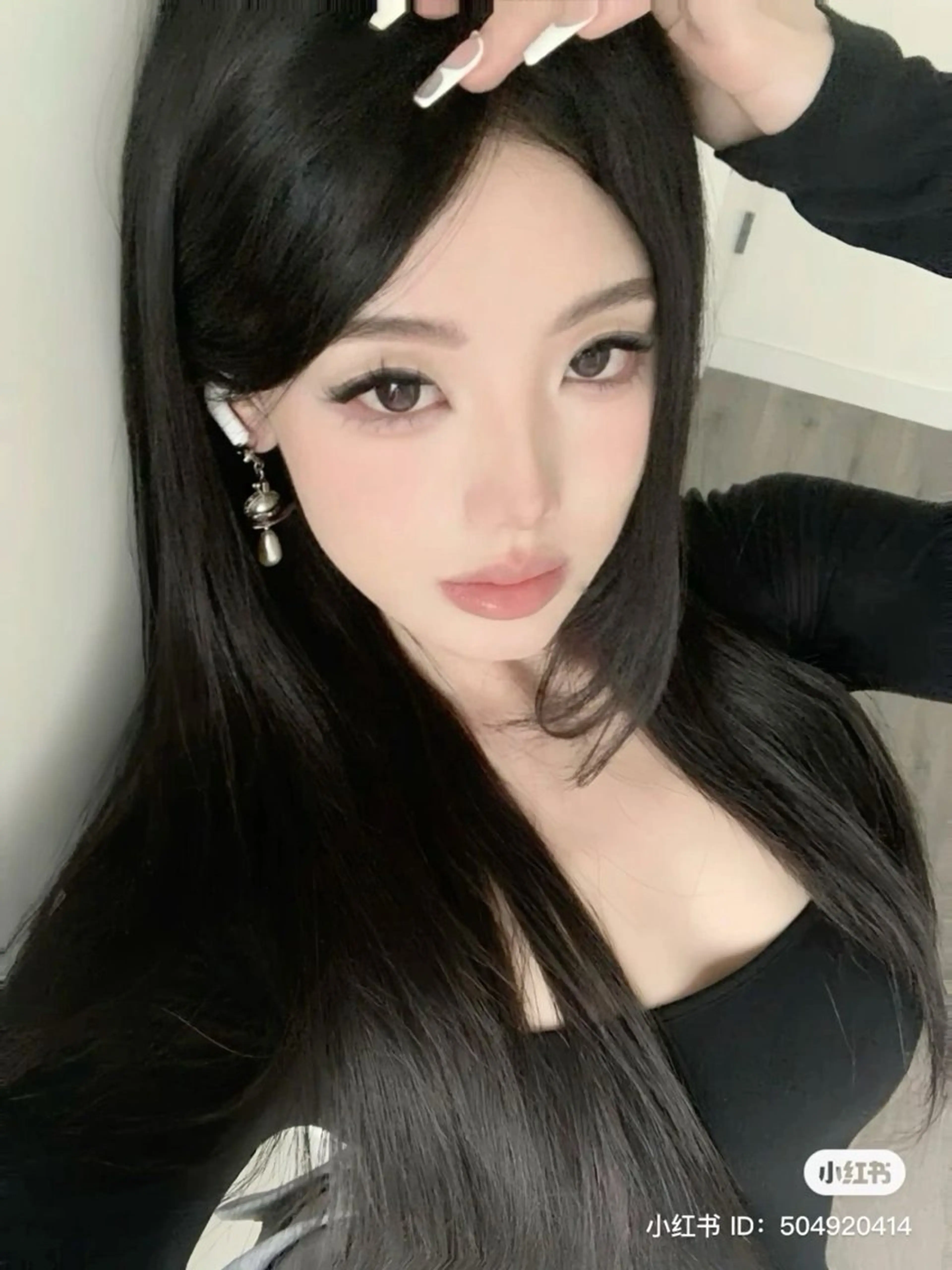 ロング カラー カット ヘアカラー 韓国風暗髪ヘア🤍 🫧MIREIのヘアスタイル