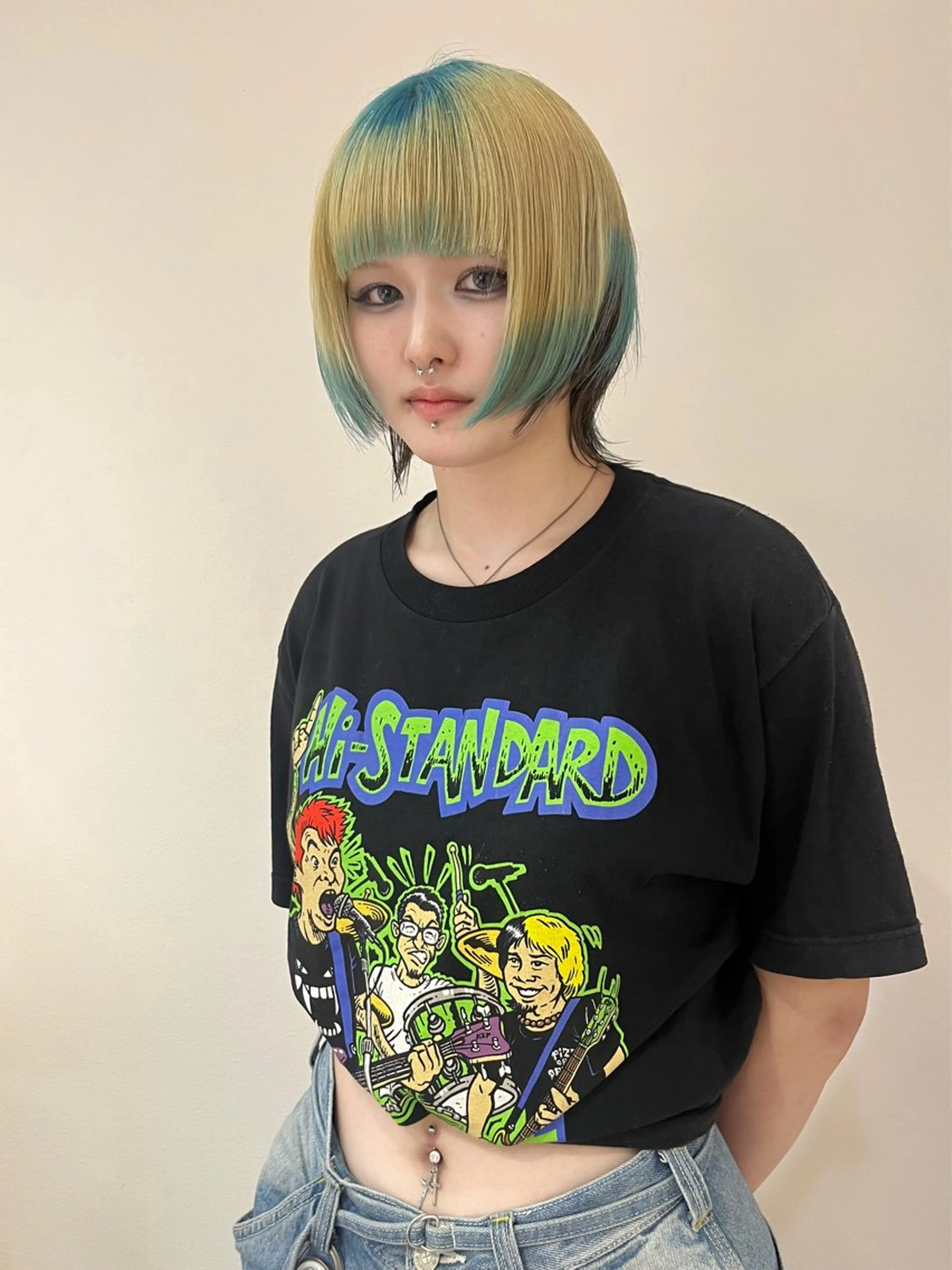 カラー 心斎橋/ブロンド/ ペールカラー/あみかのヘアスタイル