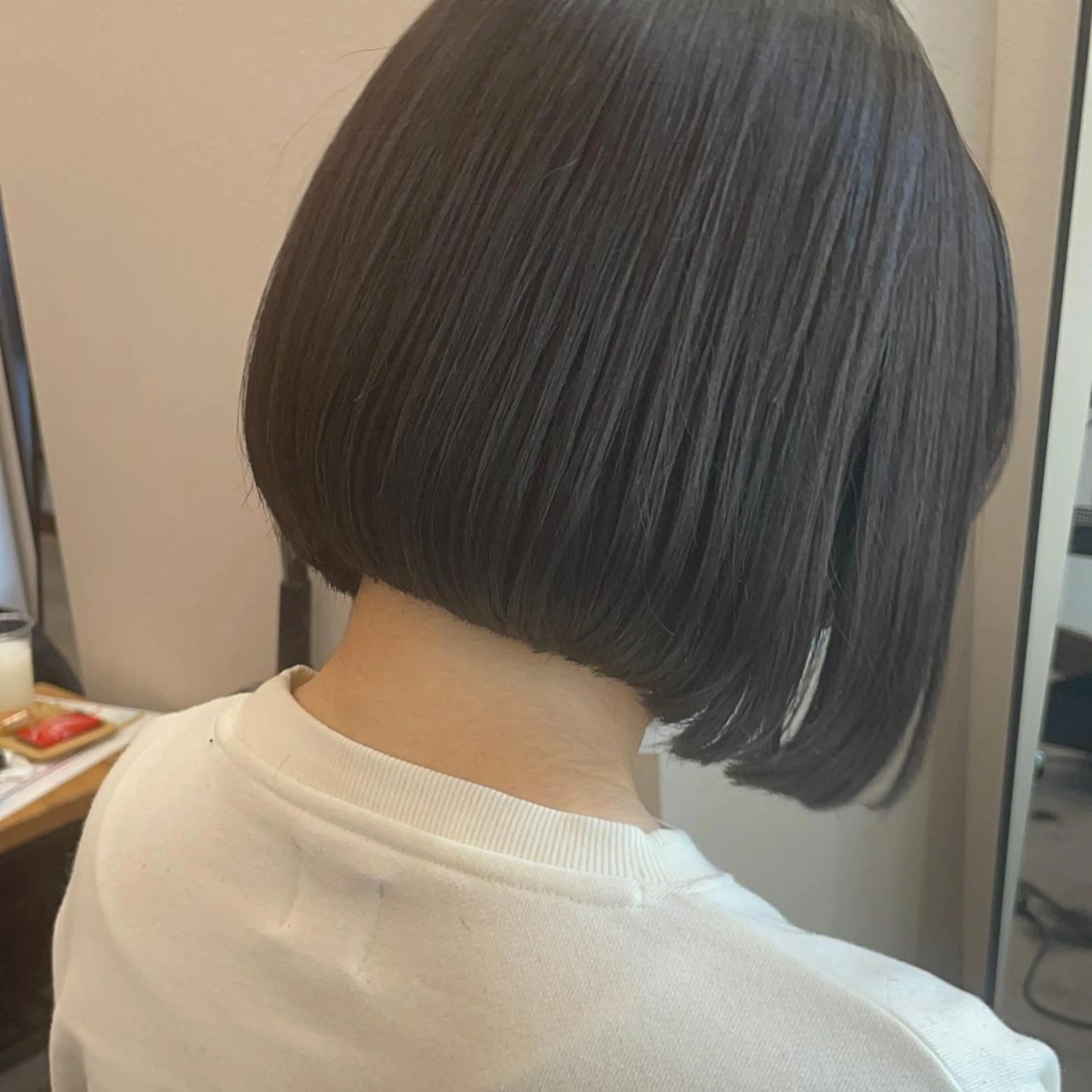 ショート ボブ カット ヘアカラー トリートメント ボブ/髪質改善/ soiナカジママドリのヘアスタイル