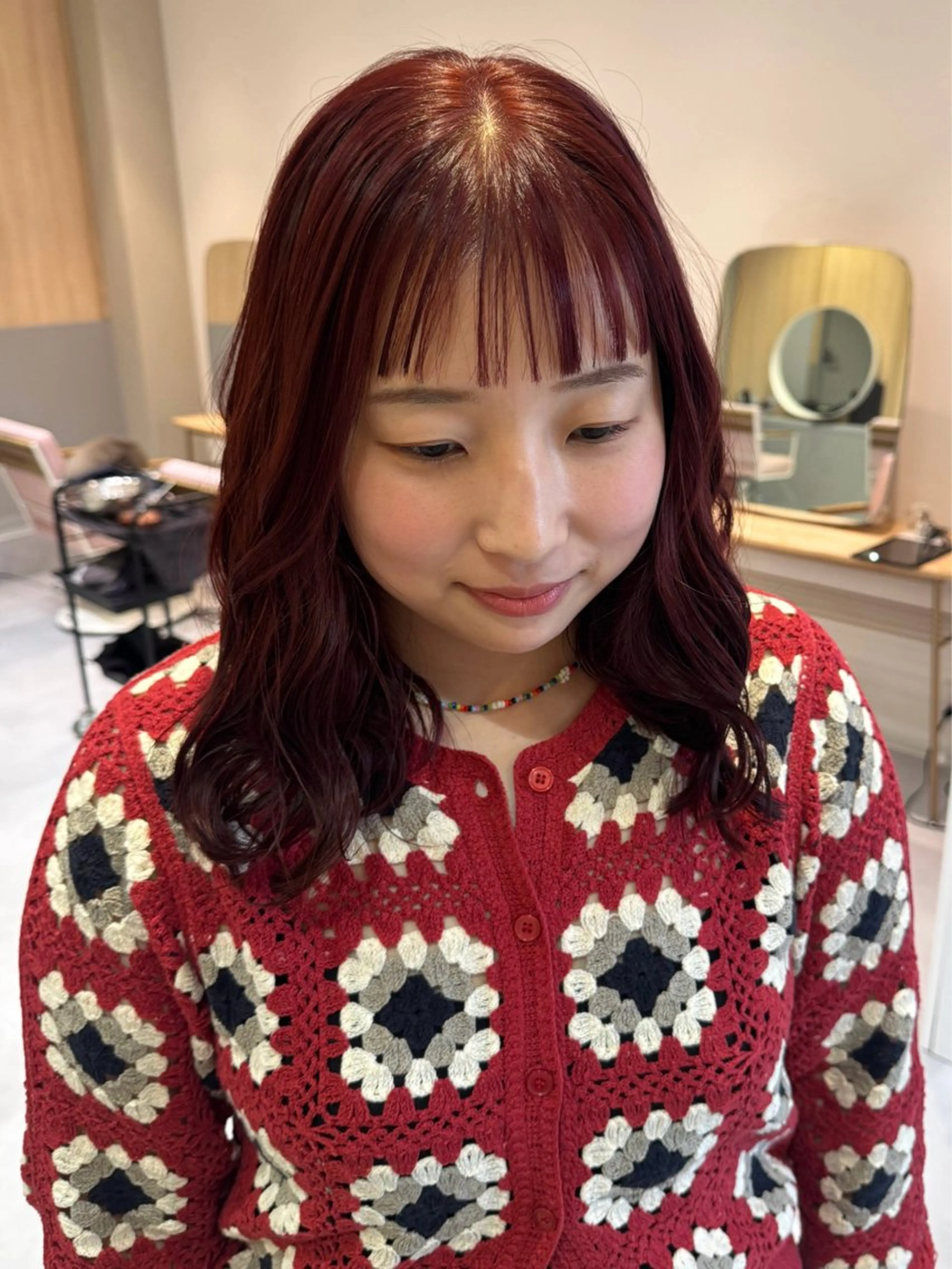 セミロング アリサ/ 暖色colorのヘアスタイル