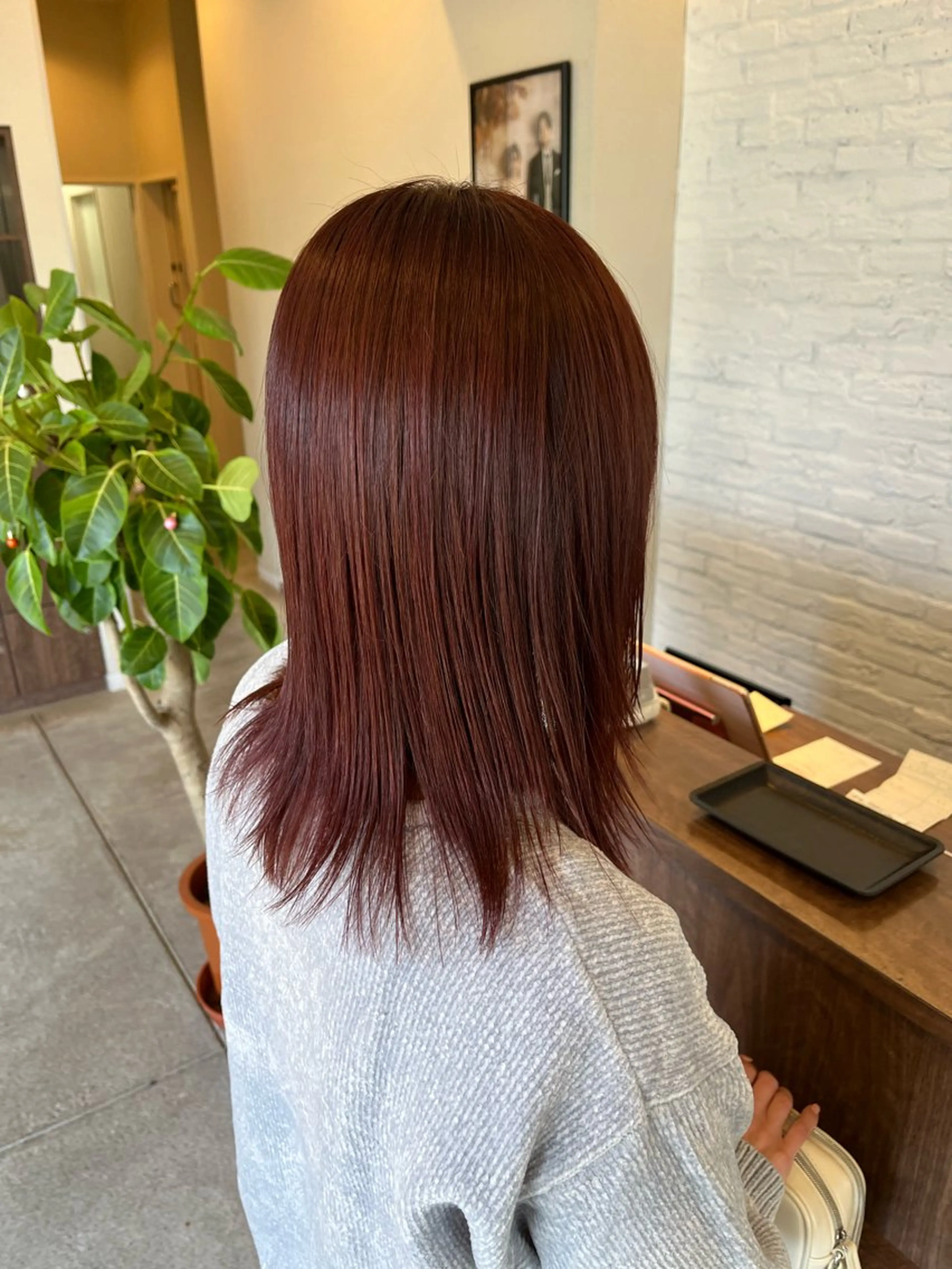 カラー ブリーチ⏳艶カラー Natsukiのヘアスタイル