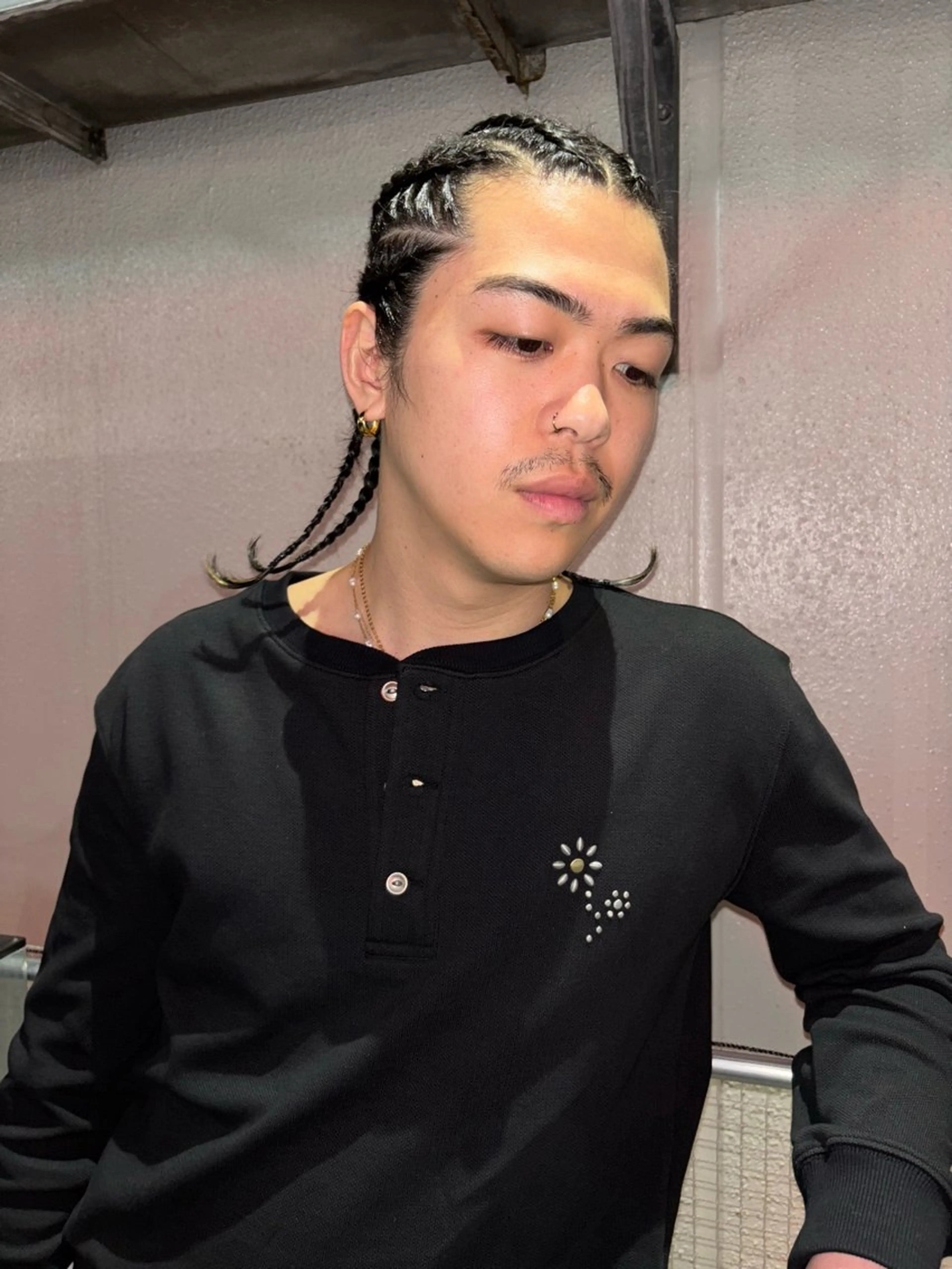 ミディアム ヘアアレンジ メンズ ヘアセット SALOWIN 神宮前５丁目店所属・メンズ/特殊ヘア パーマ🕷️小夏貴也のヘアスタイル