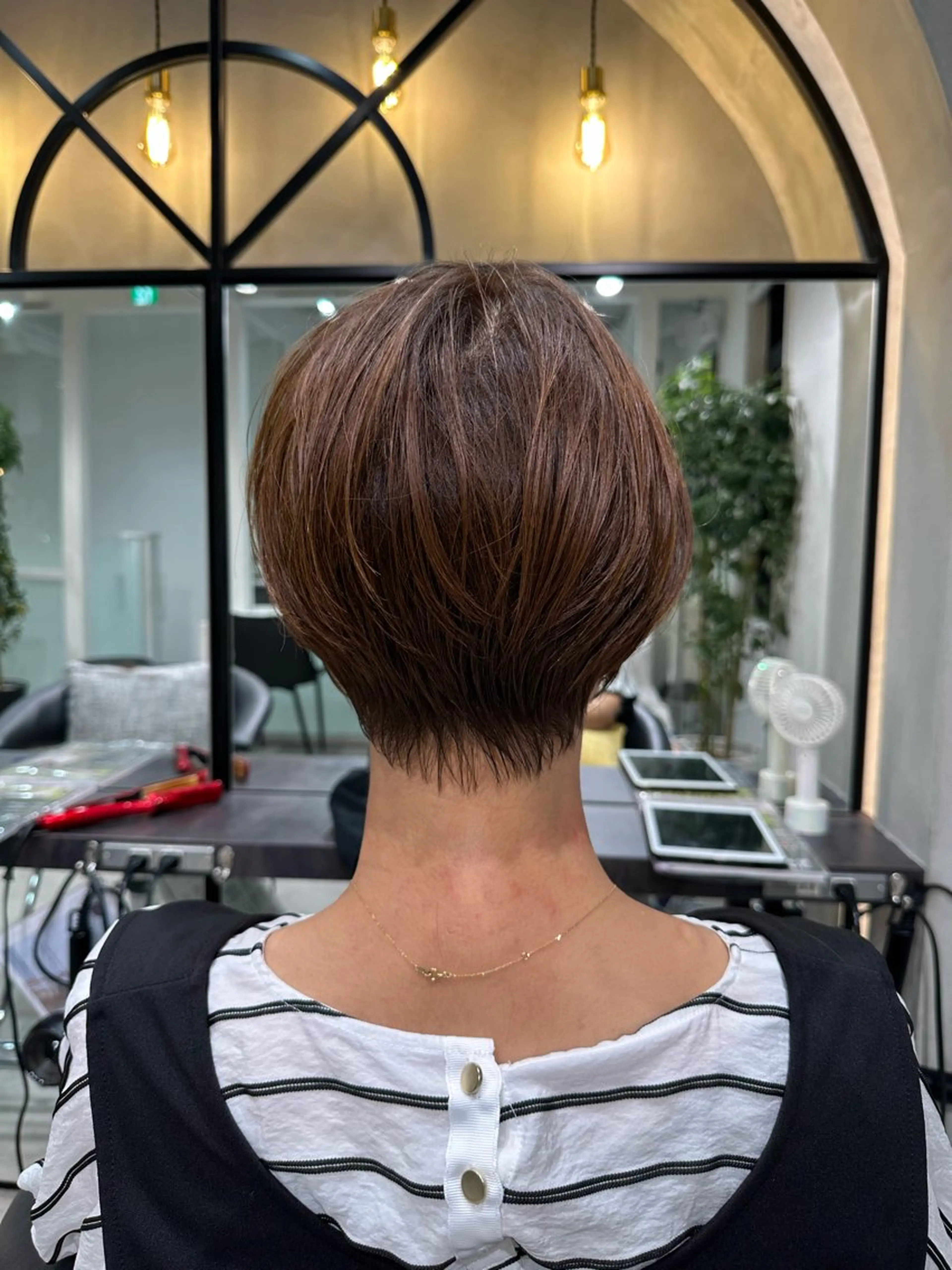 ショート ショートヘア 小顔カット カット ヘアカラー トリートメント ヘッドスパ taiga ショート /レイヤー/矯正🌈のヘアスタイル