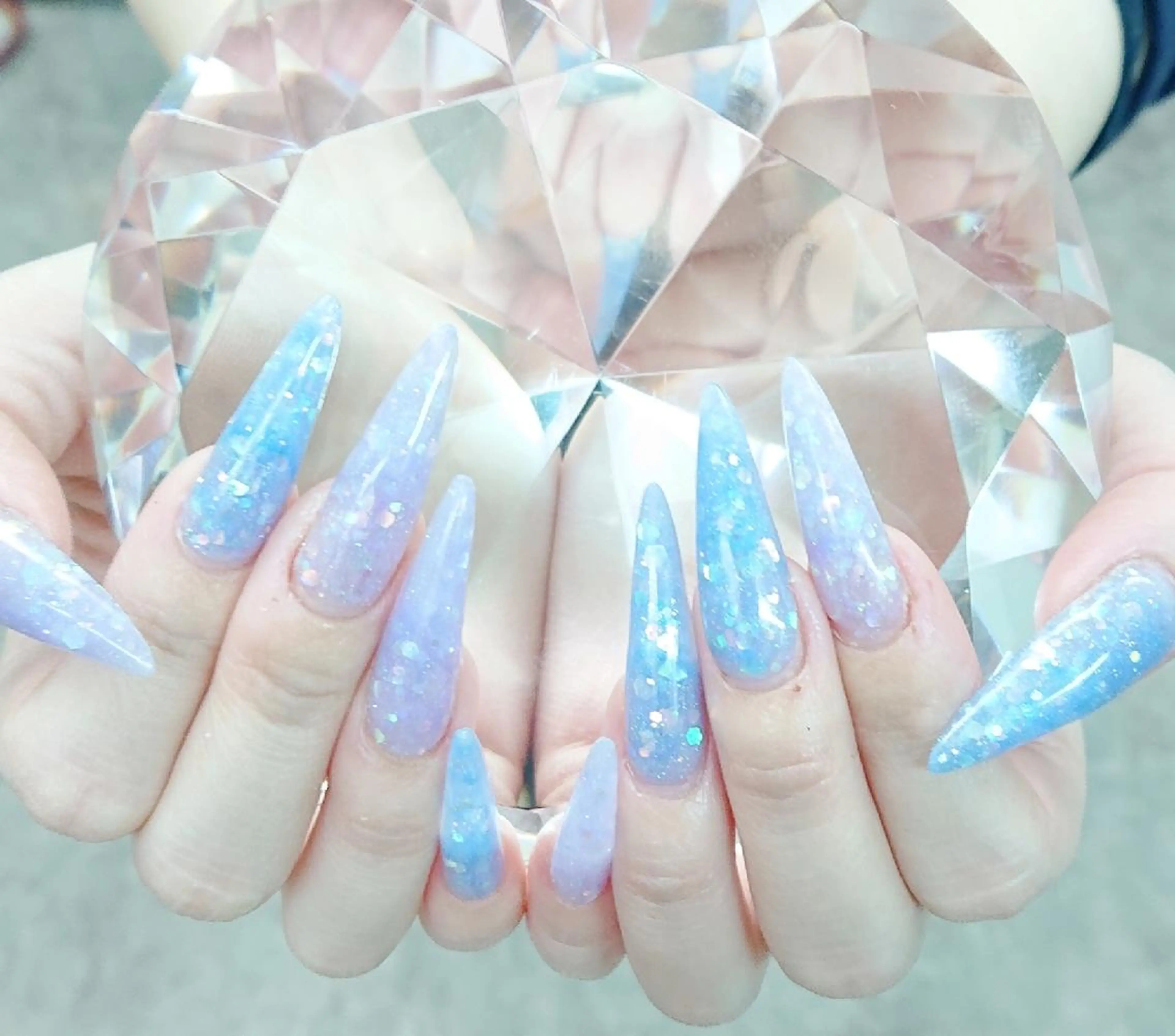 ネイル おそろいネイル スカルプネイル Coco Girlsのネイルデザイン