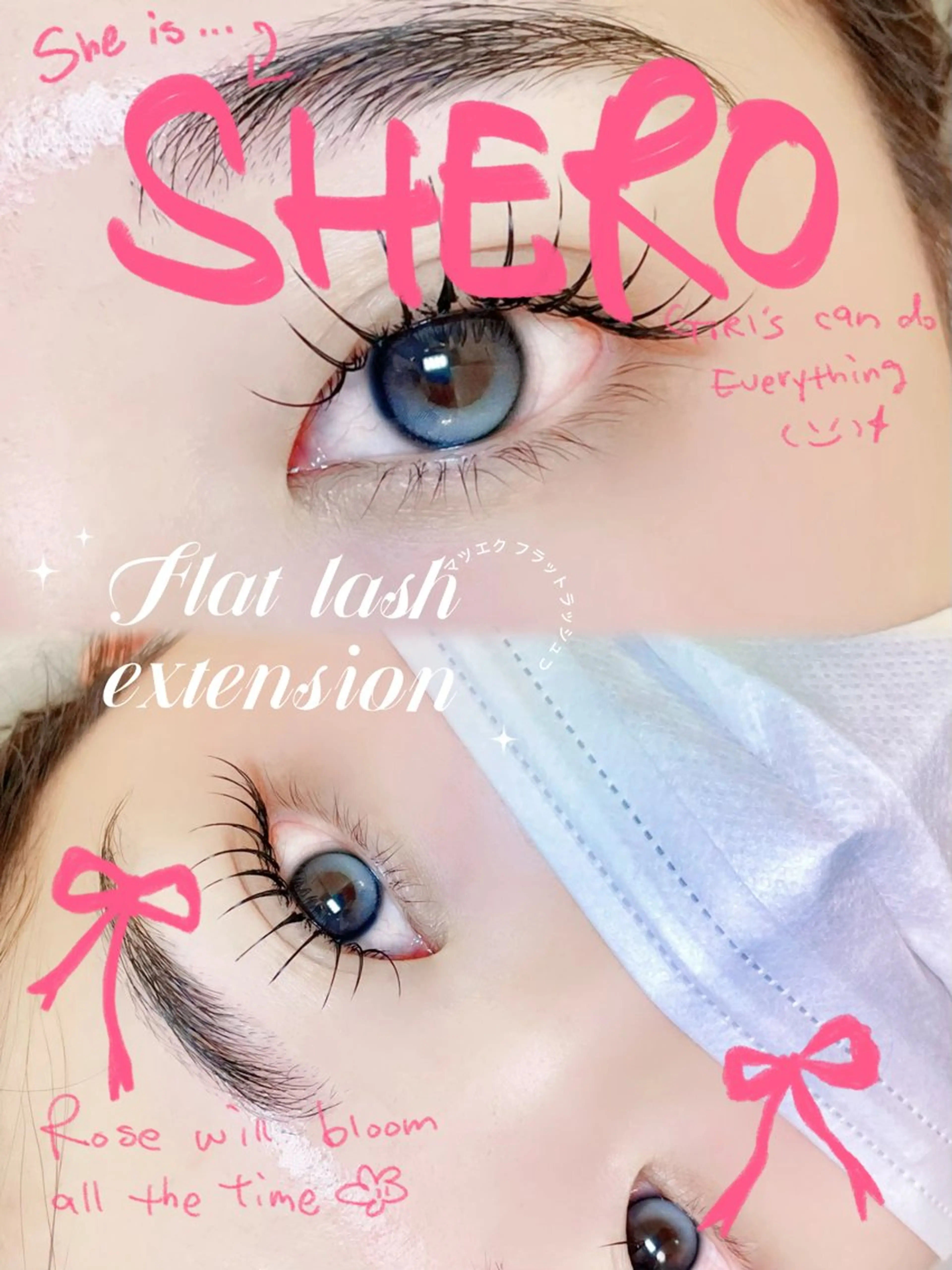 マツエク・マツパ マツエク 大阪梅田 SAKI 韓国風束感まつ毛のマツエク・マツパデザイン