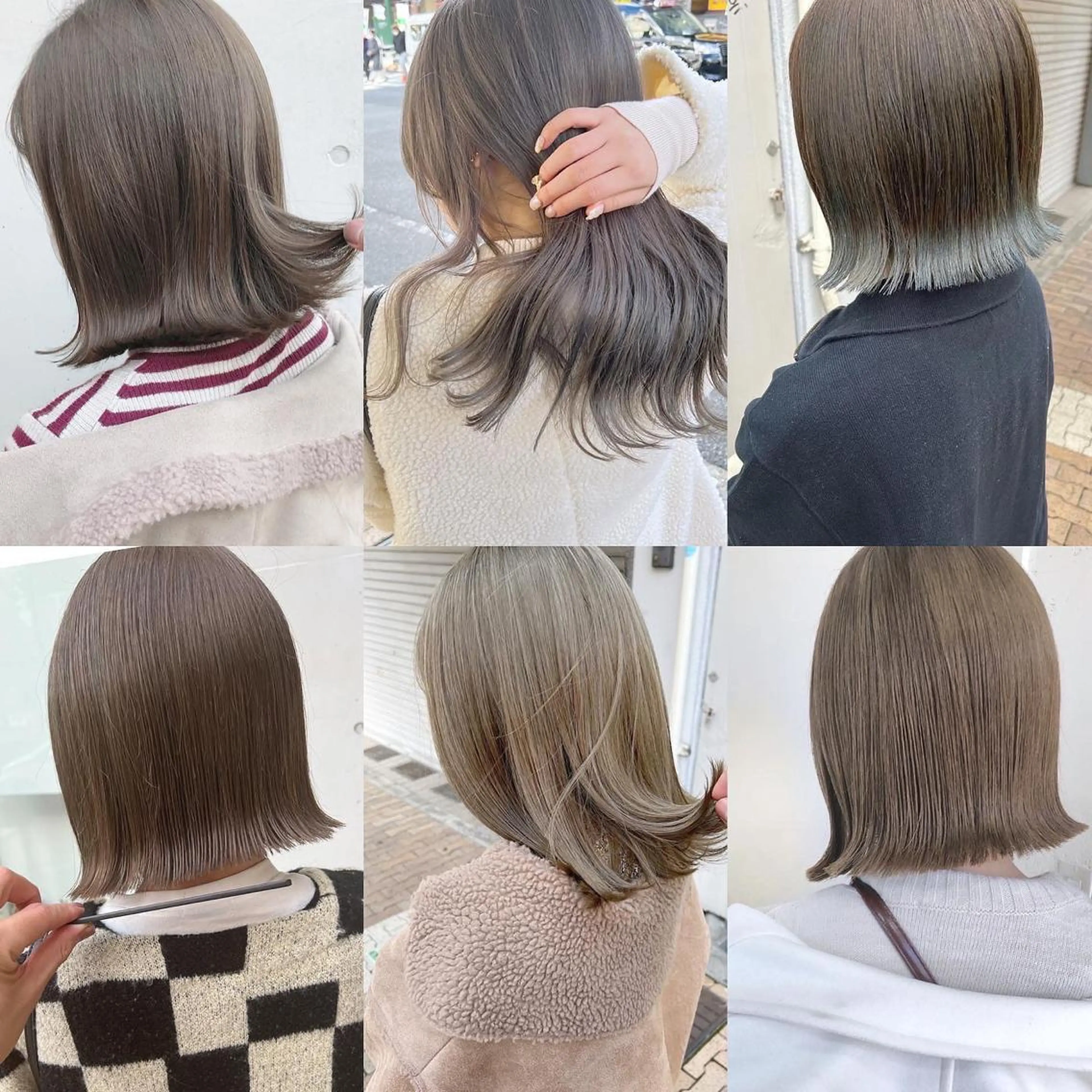 ミディアム カラー Grit 元町店のヘアスタイル