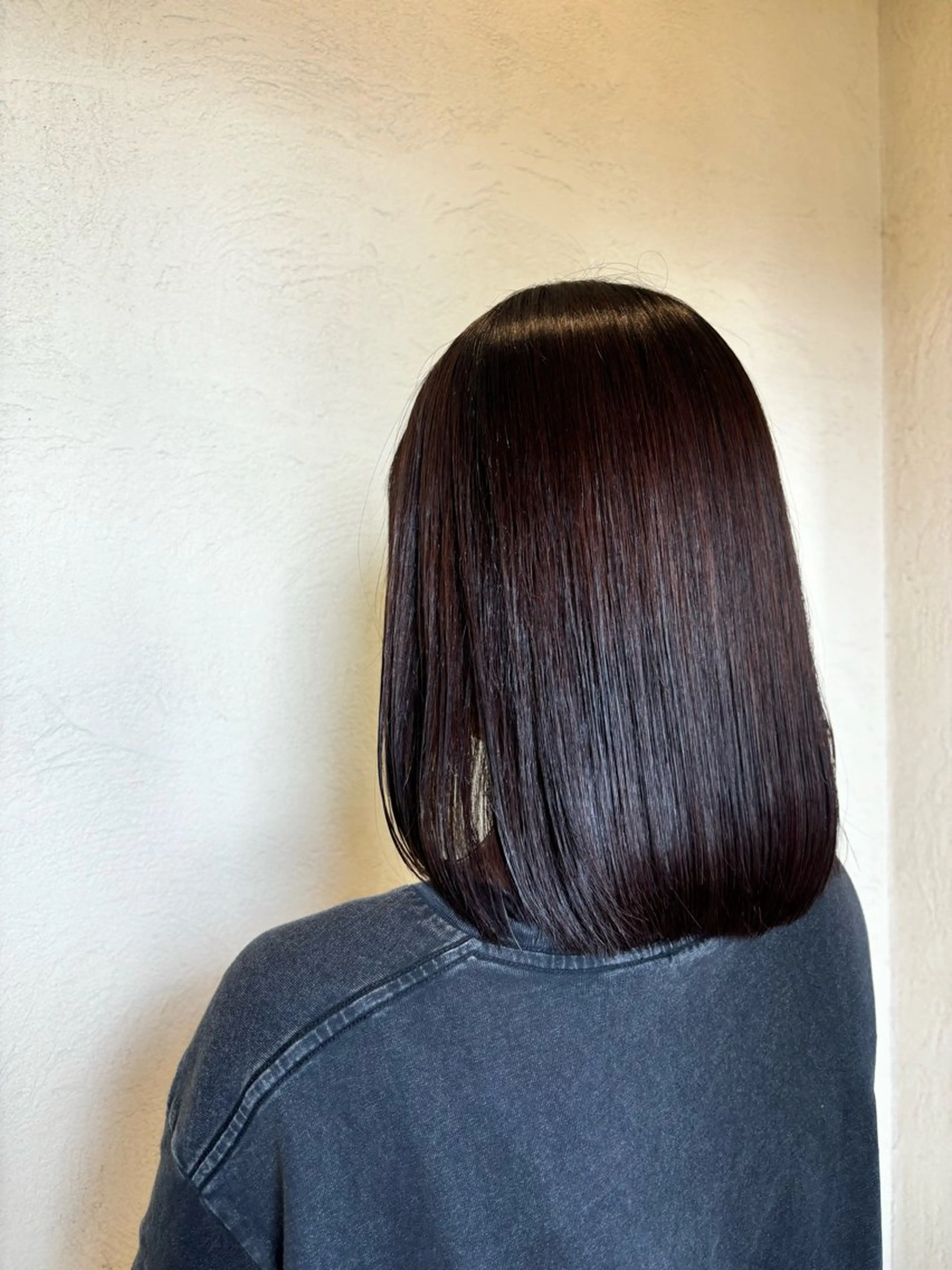 ミディアム ルプラボウ／艶カラー ／髪質改善／アサミのヘアスタイル