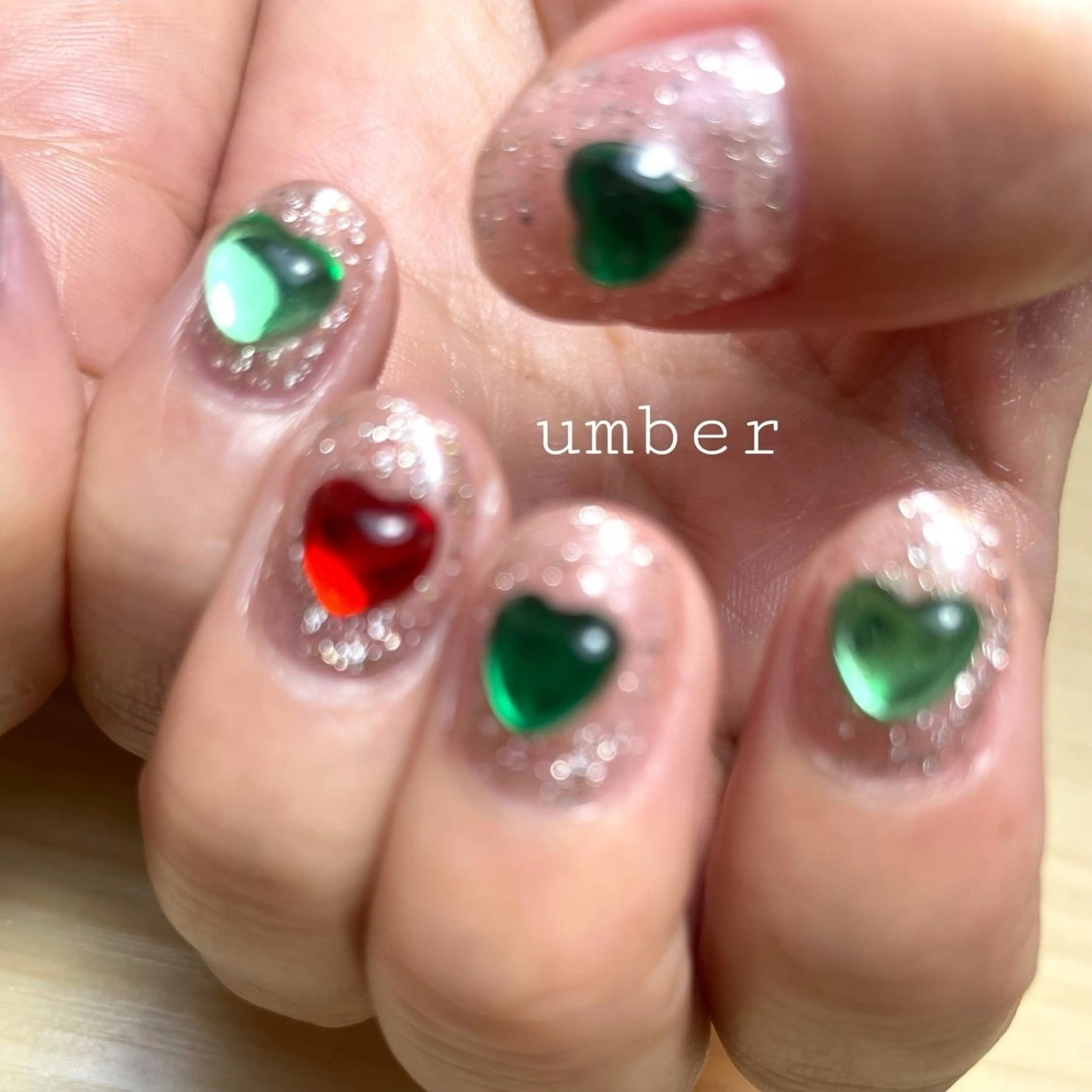 ネイル ハンドネイル umber 三茶1分のネイルデザイン