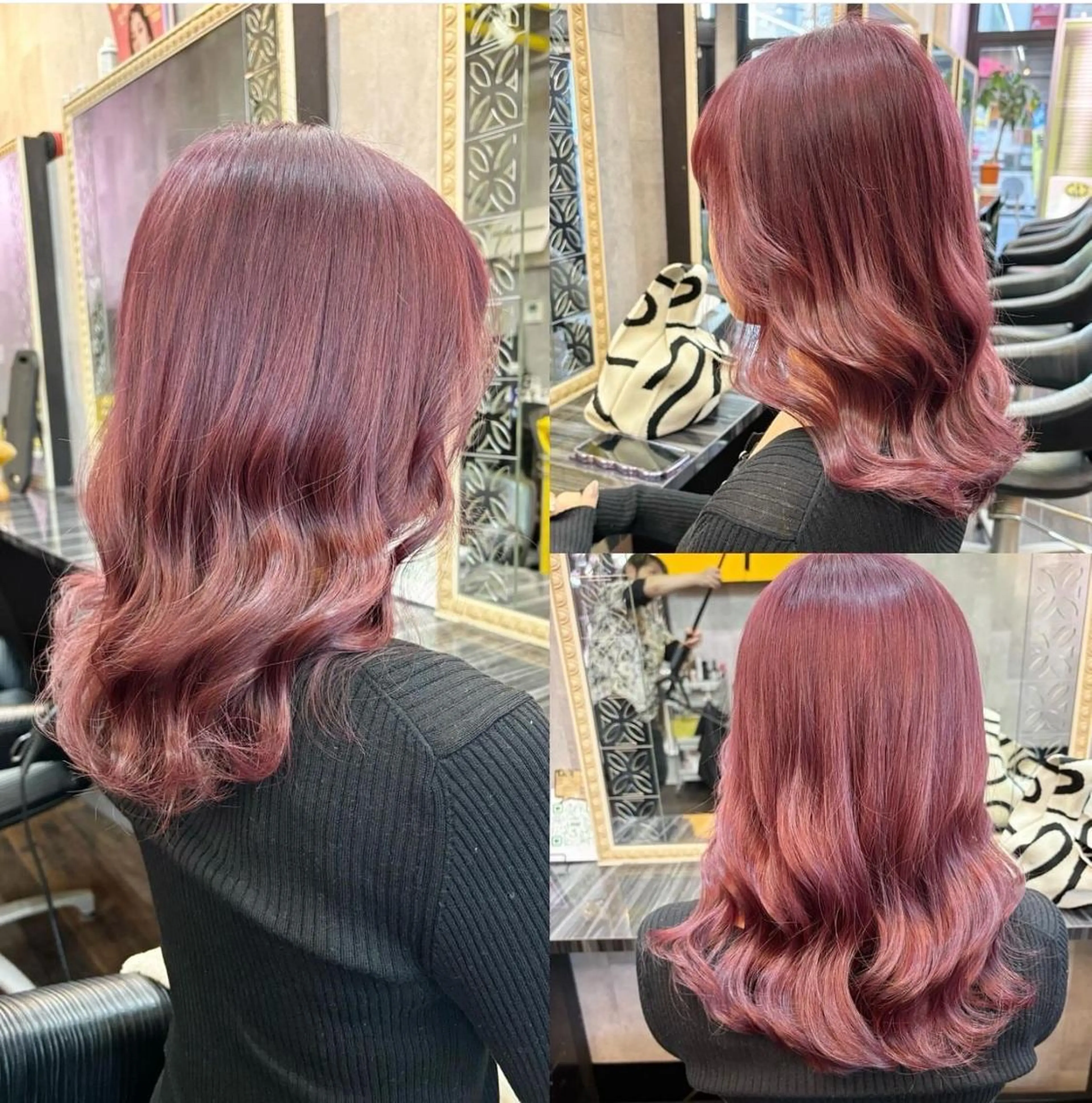 セミロング 紺野 愛美のヘアスタイル