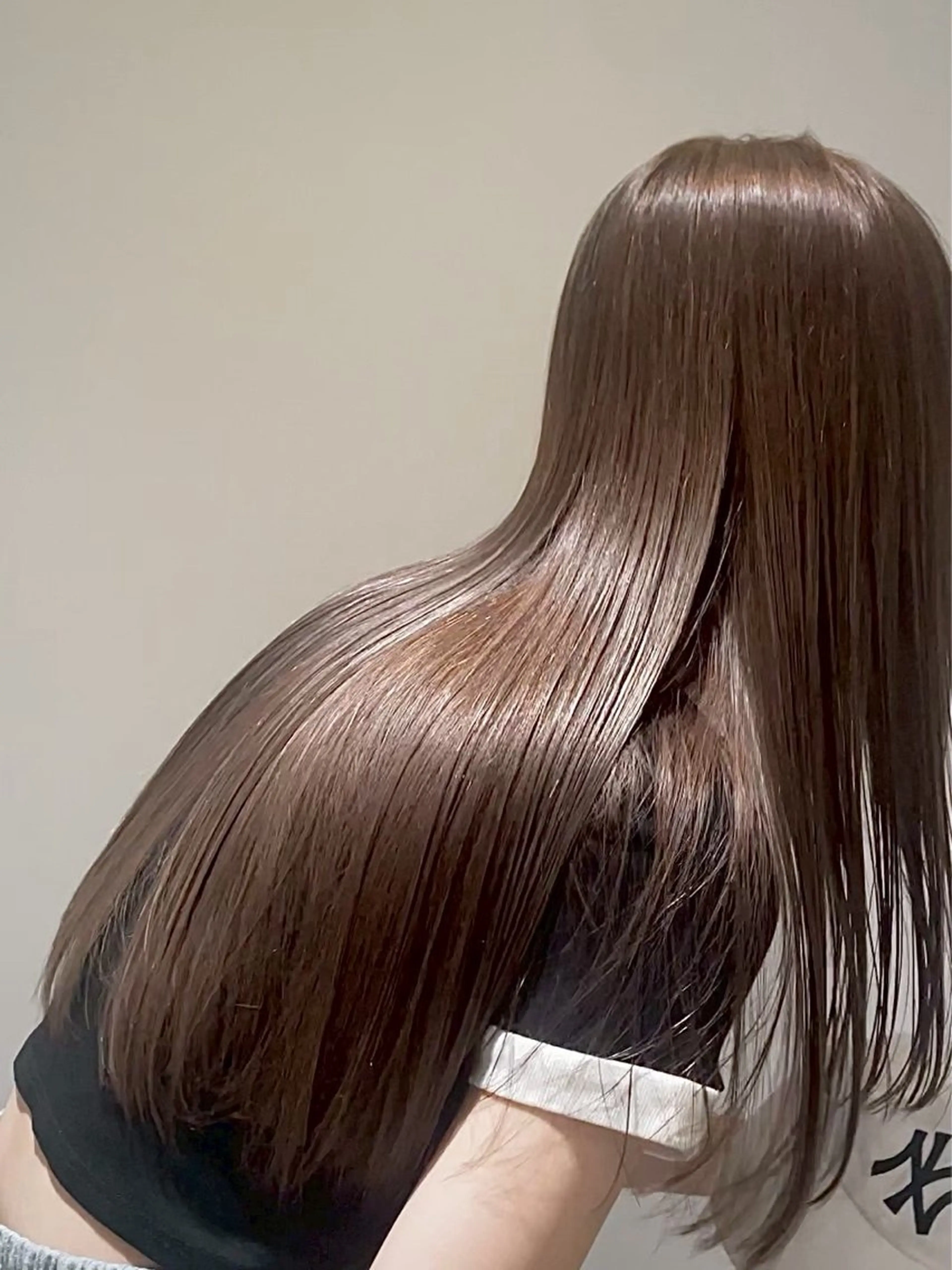 ロング 縮毛矯正 縮毛矯正/ブリーチ/ 歌恋🎵のヘアスタイル