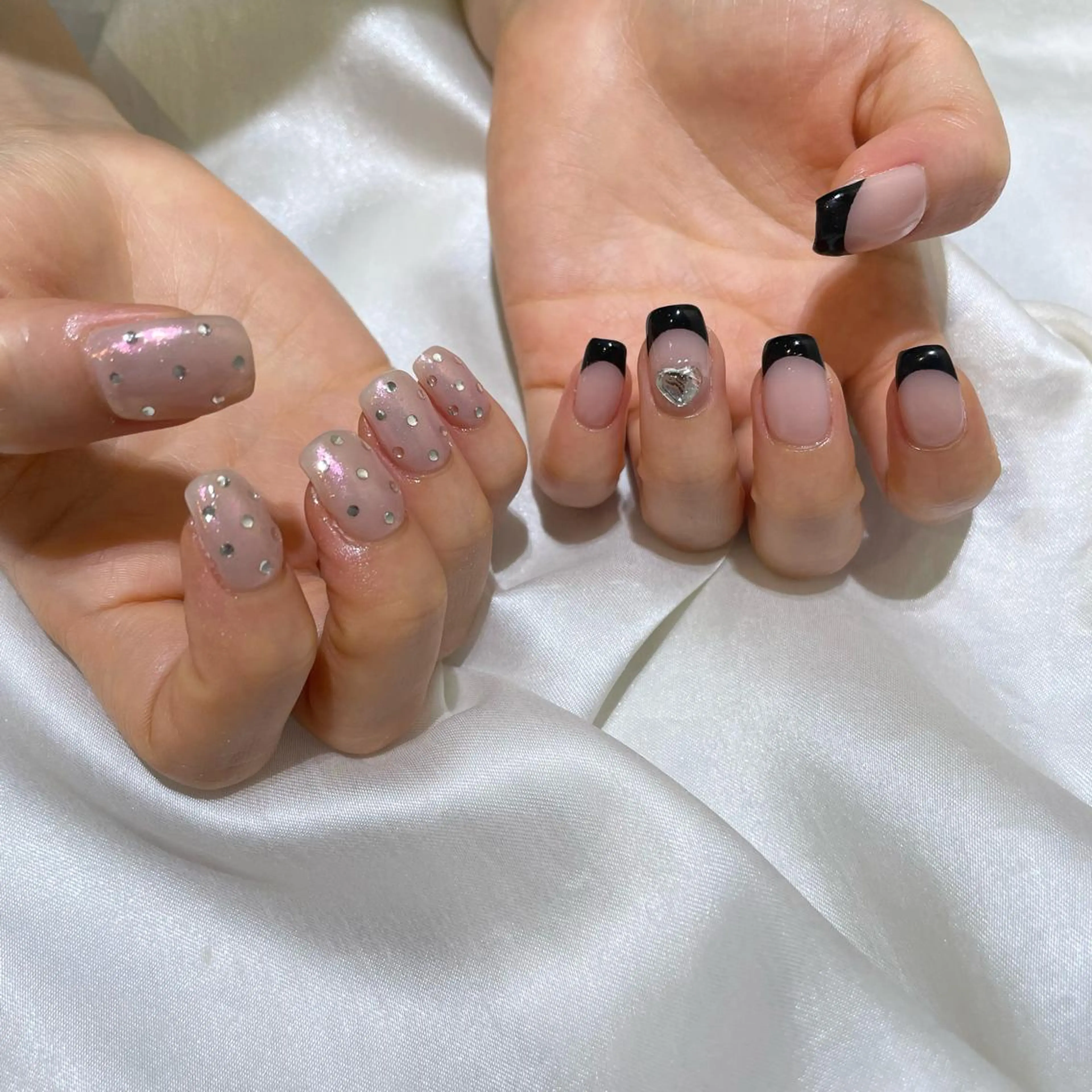 ネイル ガーリー 韓国ネイル マグネットネイル ミラーネイル ニュアンスネイル classic 新横浜所属・山田 暉のネイルデザイン