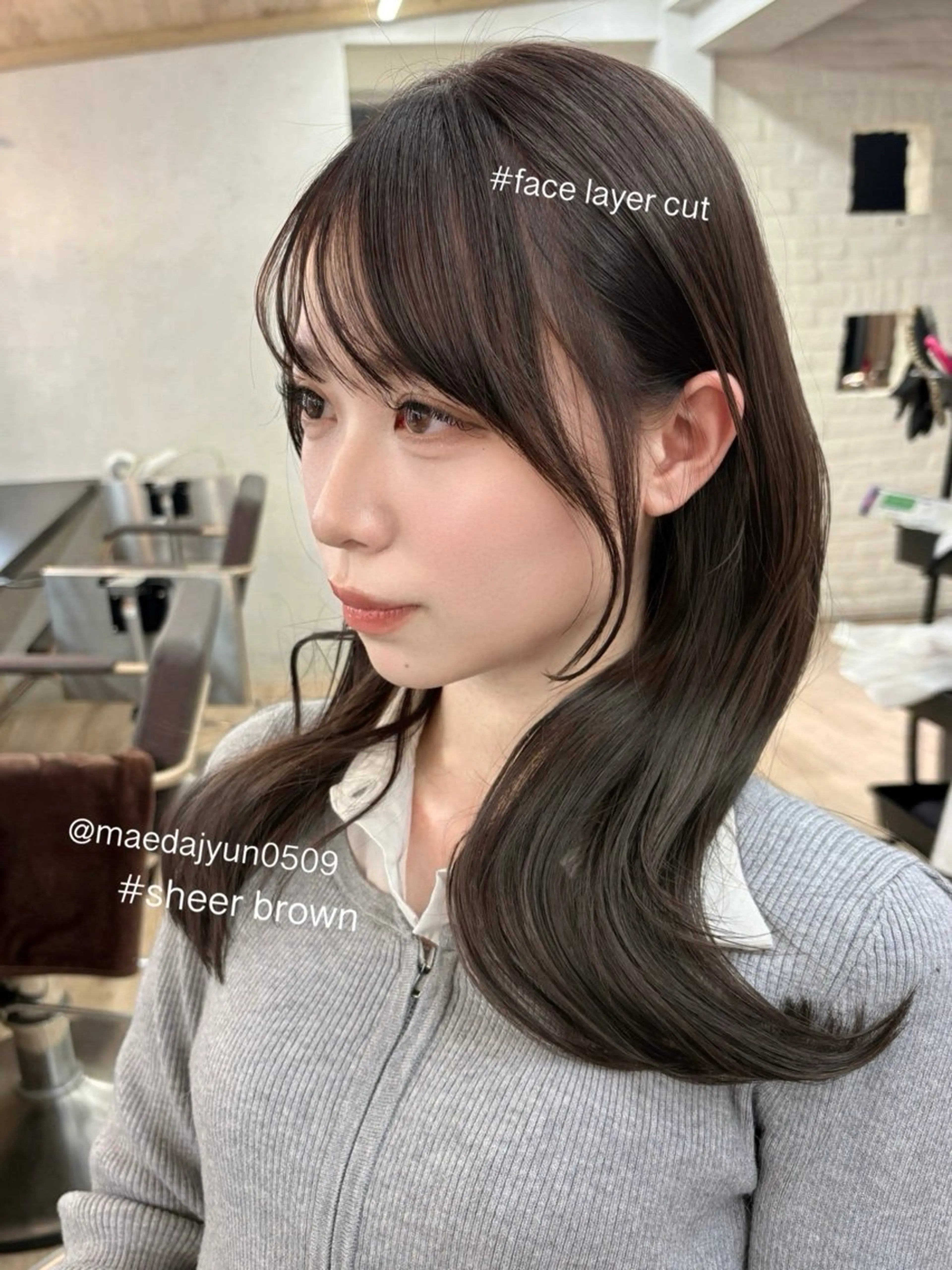 ショート レイヤーカット MAEDA 西金沢美容室のヘアスタイル