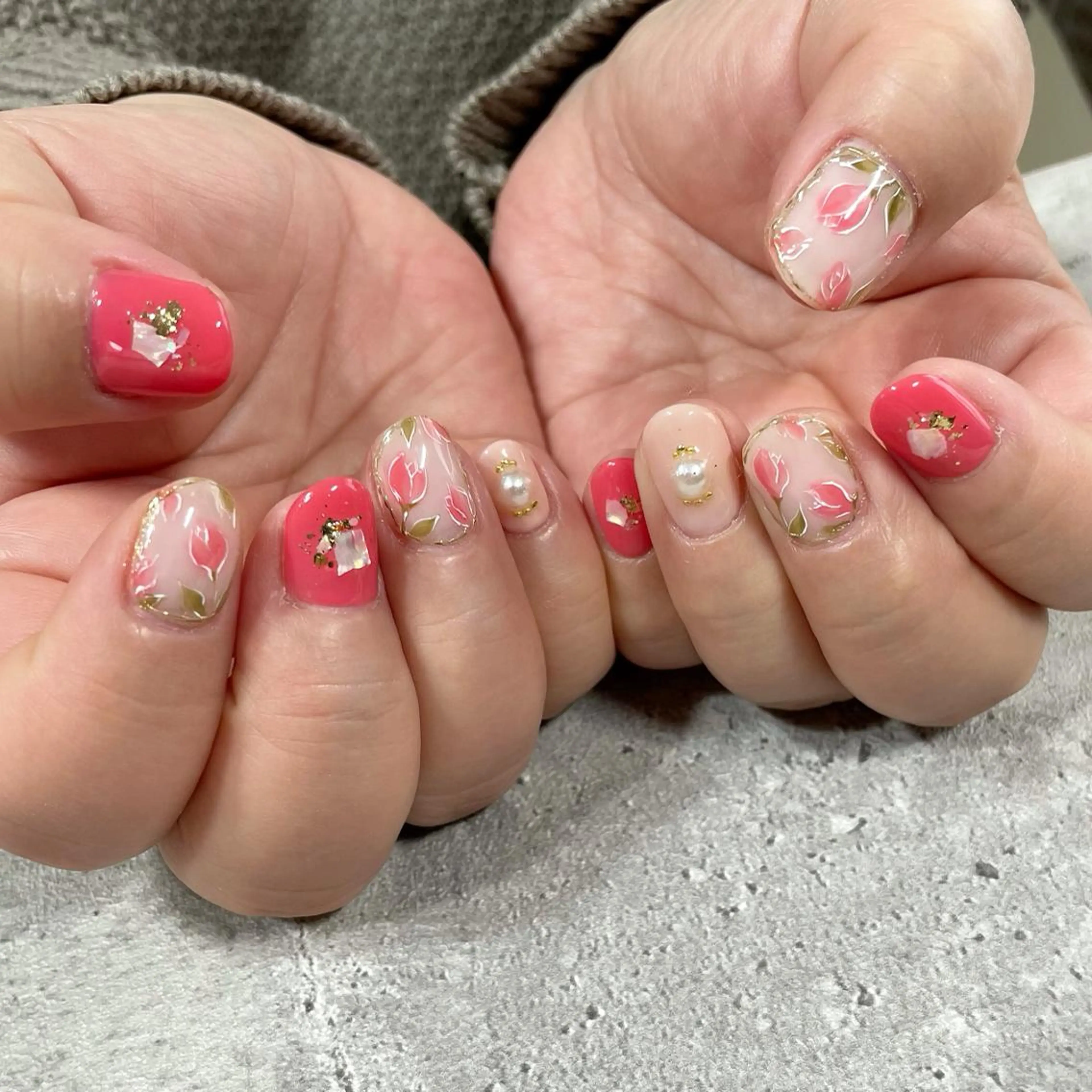 ネイル ジェルネイル 東 千夏のネイルデザイン