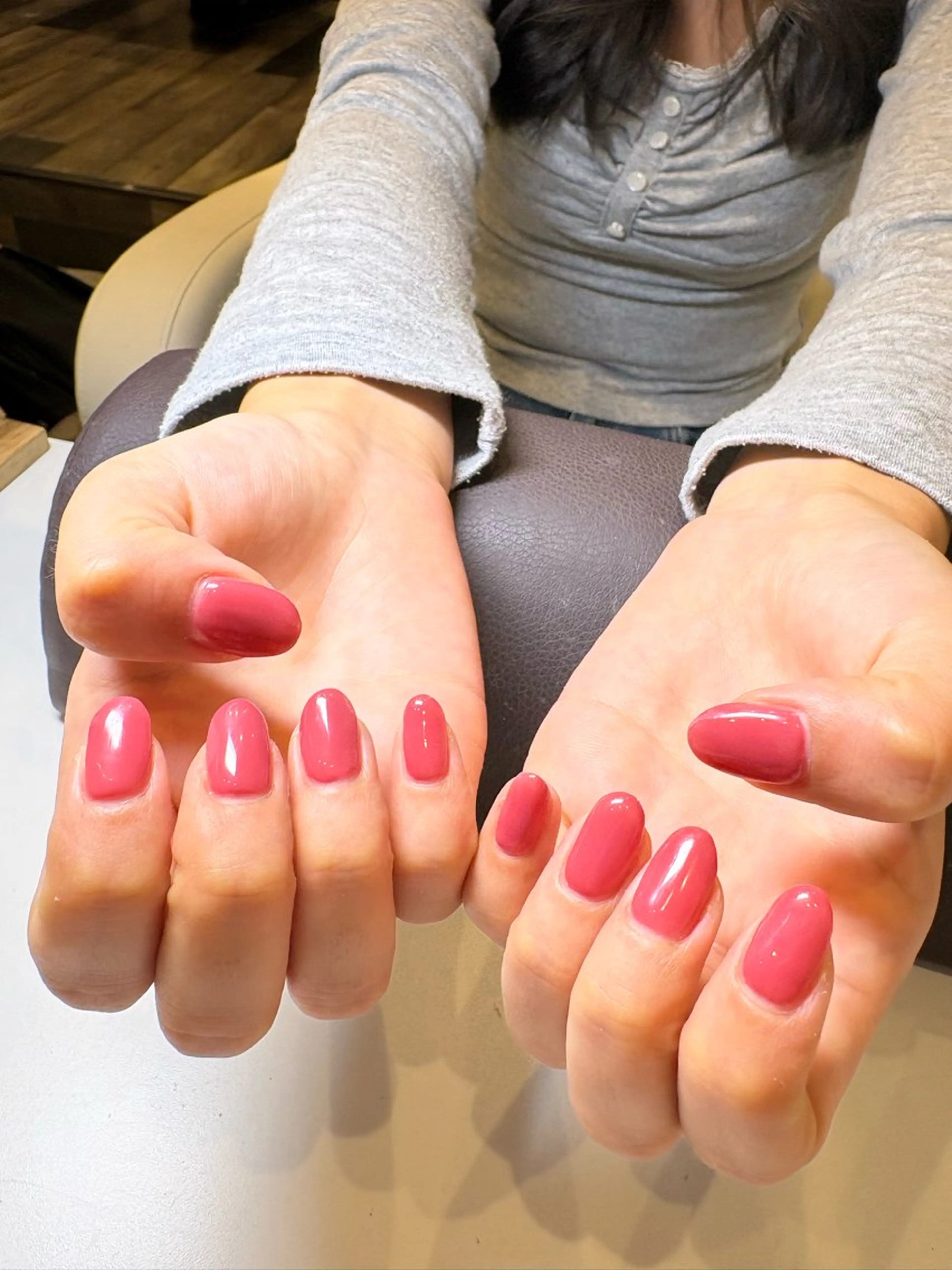 ワンカラーネイル（オフなし、あり可🫧✨）の写真