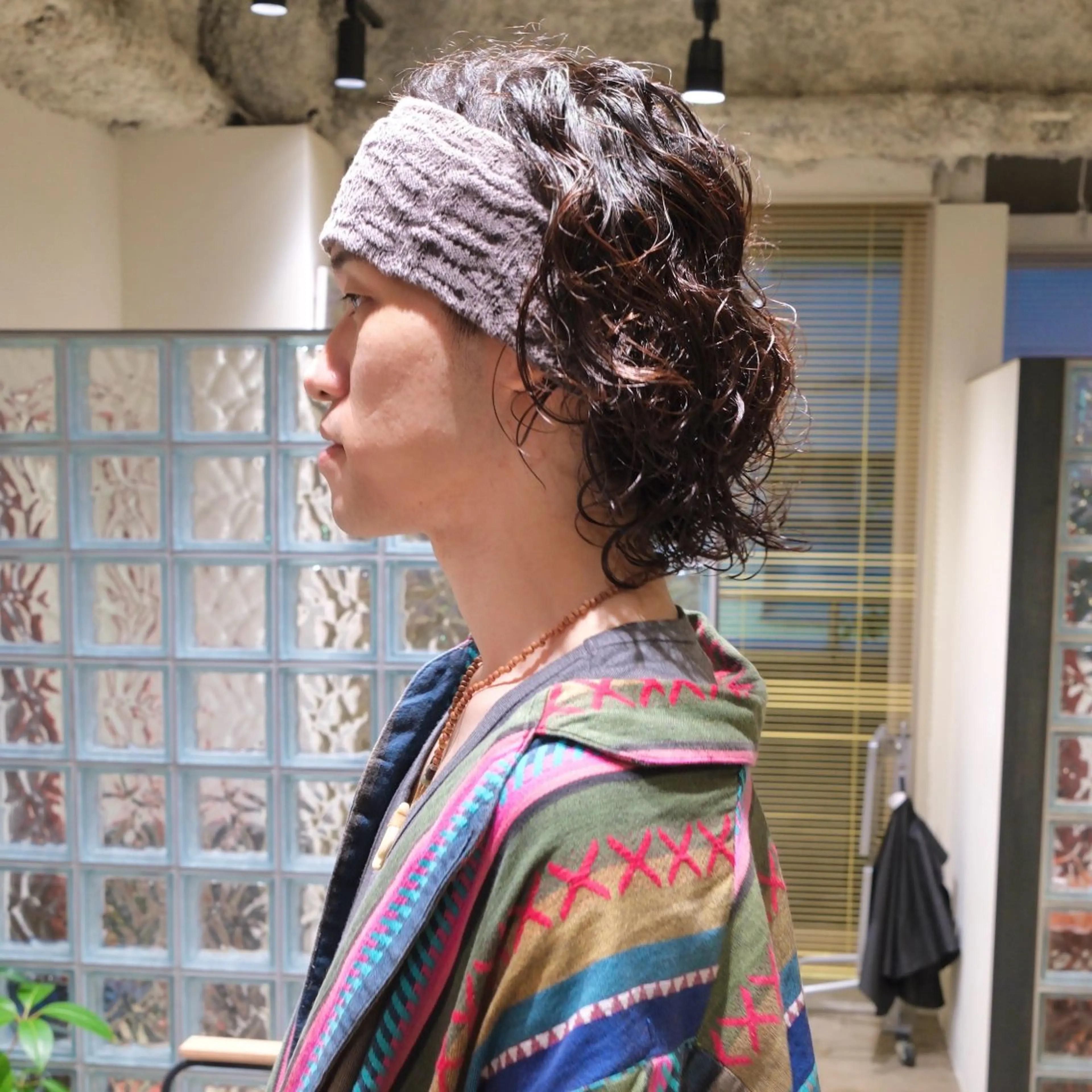 メンズ メンズパーマ カット パーマ ヨシカワ タツキのヘアスタイル