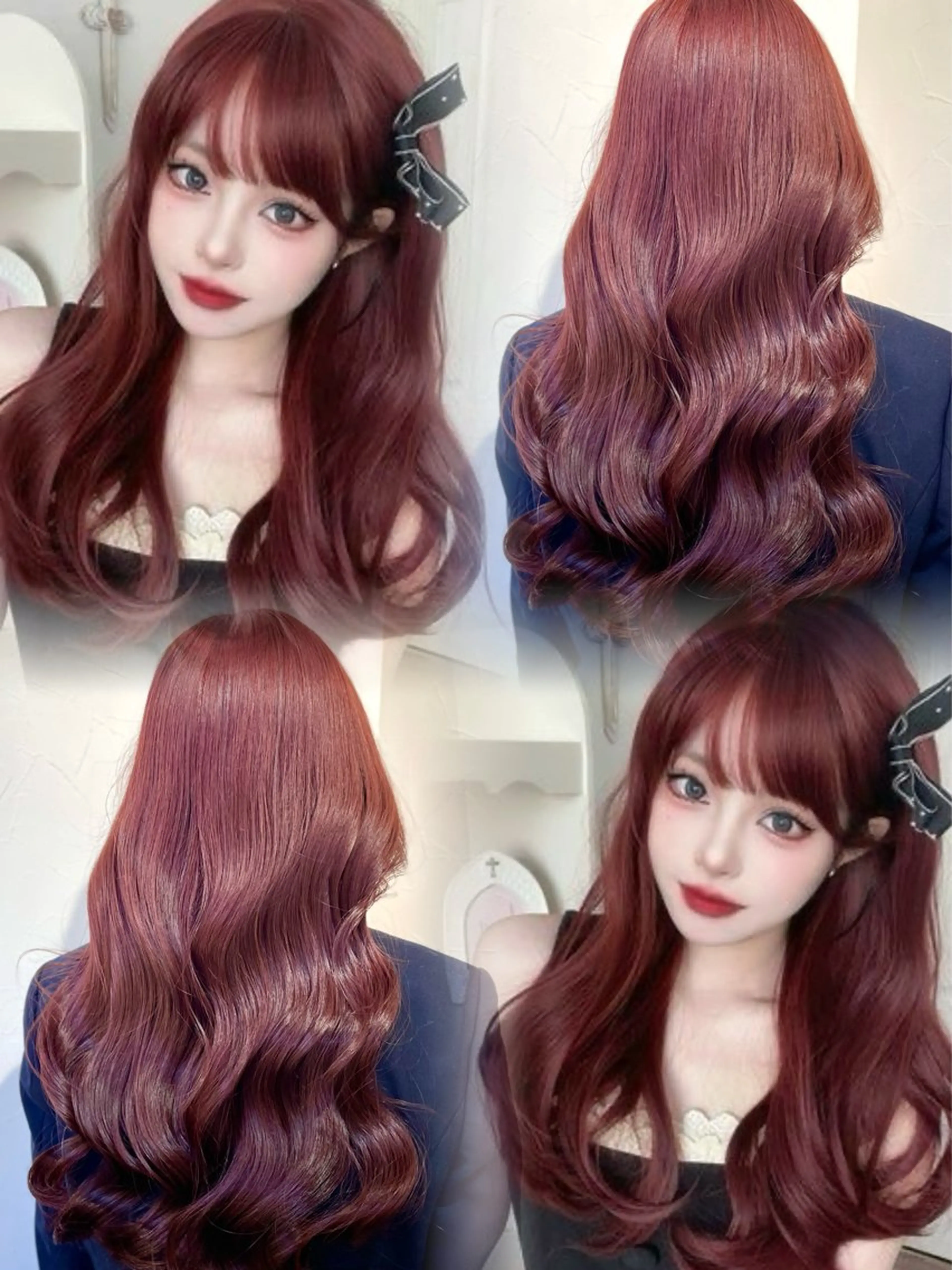 カラー ヘアカラー トリートメント 艶盛れ透明感カラー/ kanna🖤のヘアスタイル