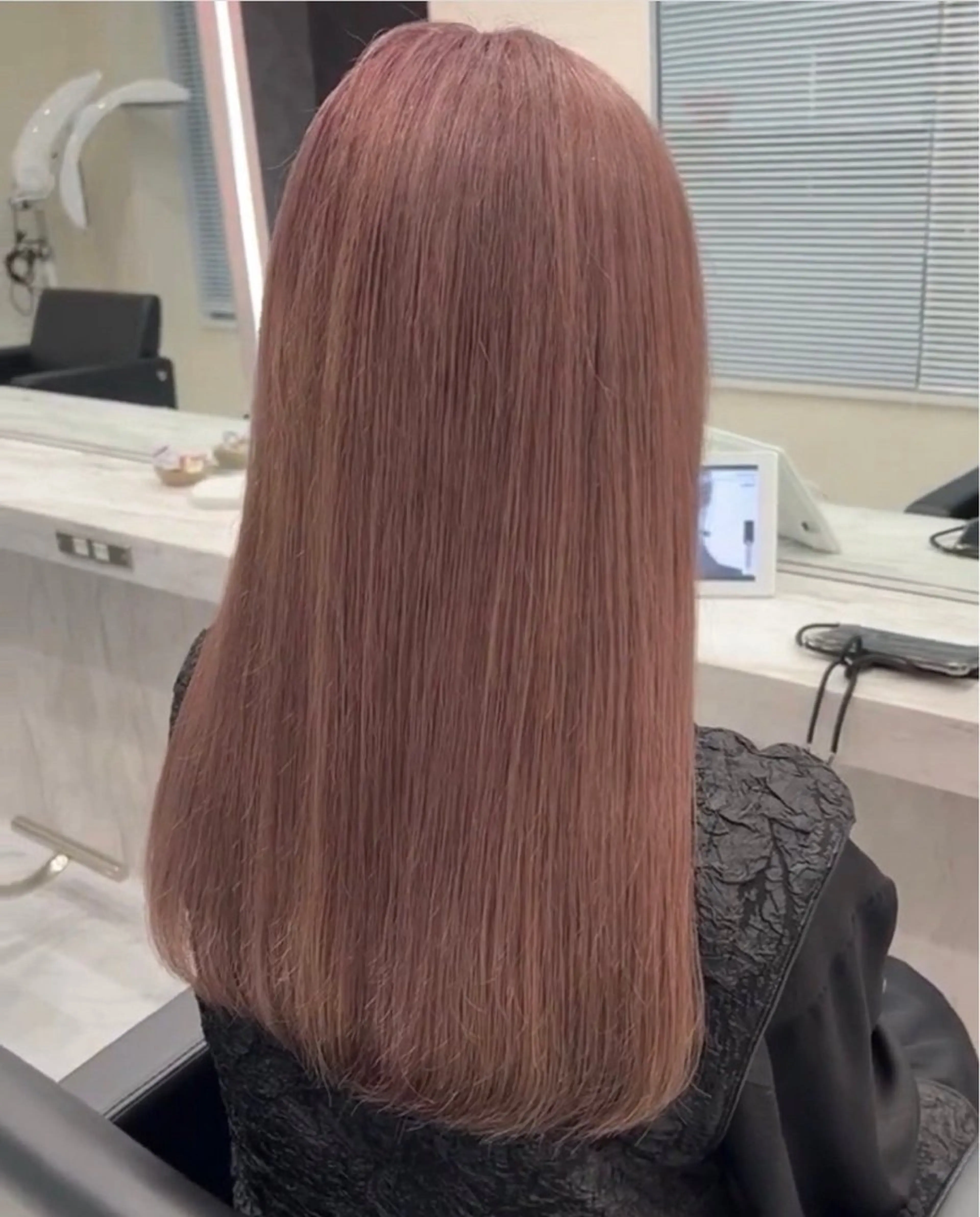 ロング ヘアカラー トリートメント ボブ／"質感再生"艶 カラー🫧sHOMaのヘアスタイル