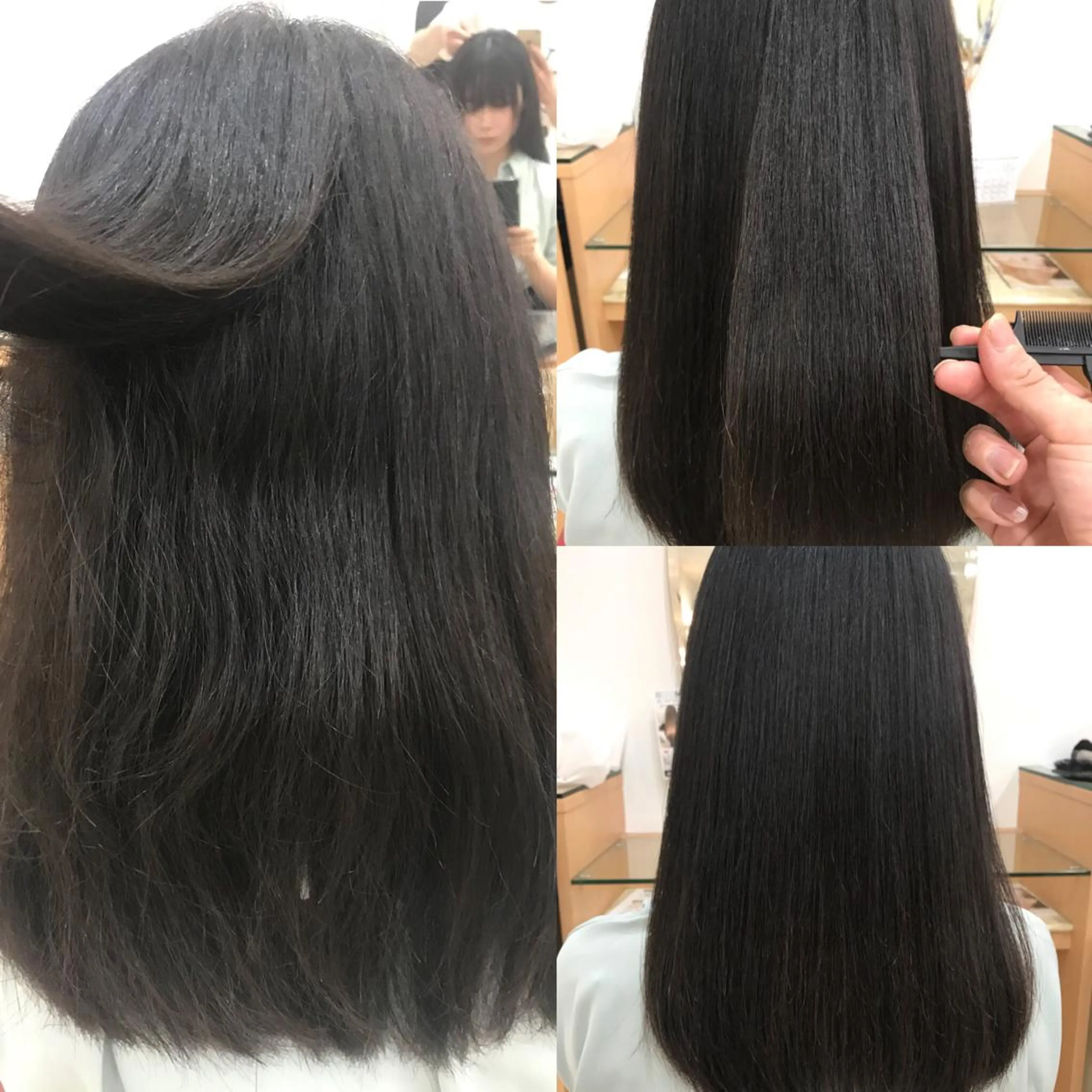 ロング 髪質改善 トリートメント ✨艶ブリーチカラー ✨四ノ宮裕己のヘアスタイル