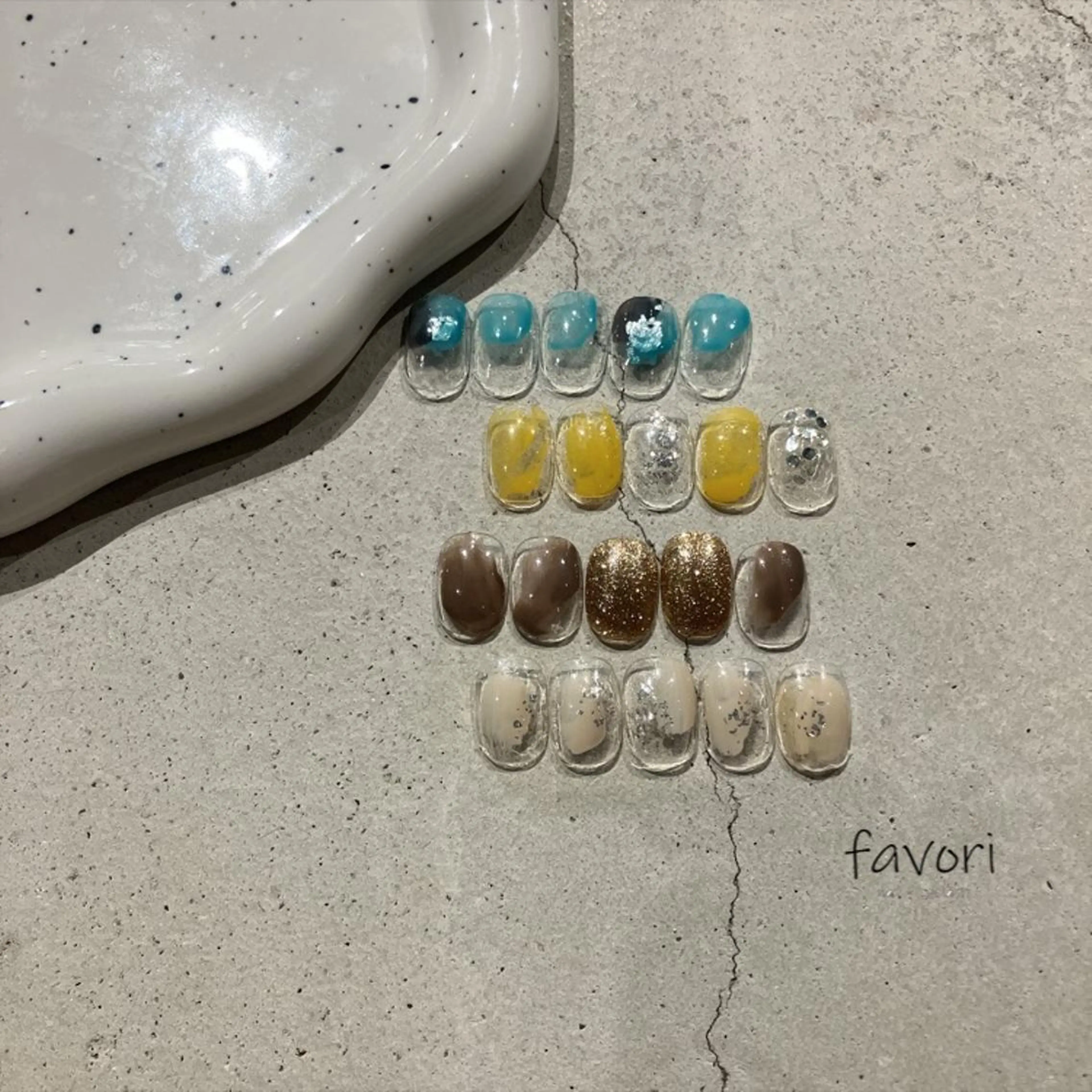 ネイル ハンドネイル favori金山 岩瀬のネイルデザイン