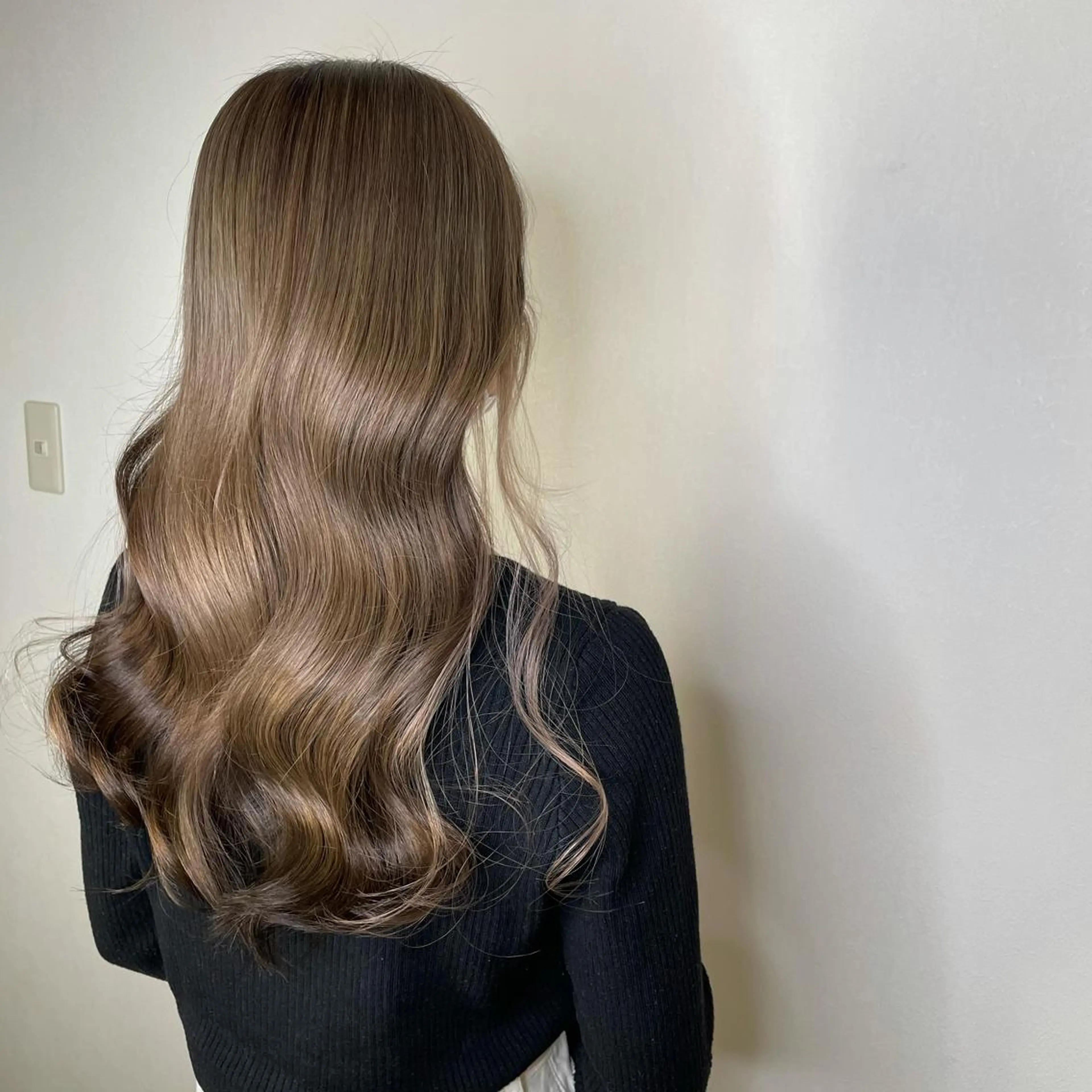 セミロング 3Dハイライト ハイライト 髪質改善 韓国風ヘア トリートメント カット ヘアカラー トリートメント ✨🔥髪質改善🔥✨ 加賀美のヘアスタイル