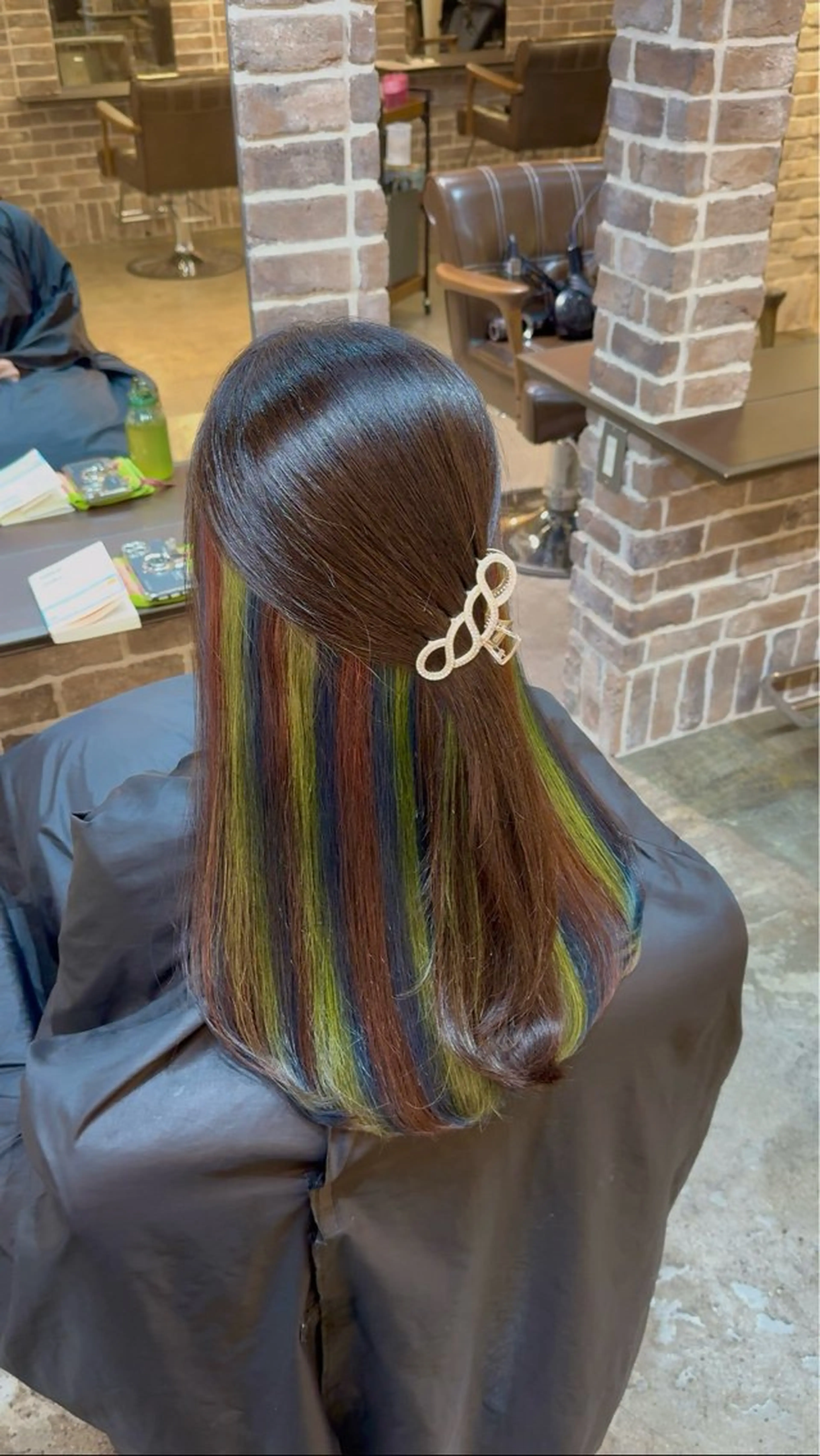 ロング カラー ブリーチ カット ヘアカラー トリートメント ACROあべの店所属・艶カラー/インナー /グラデ/大西小百合のヘアスタイル