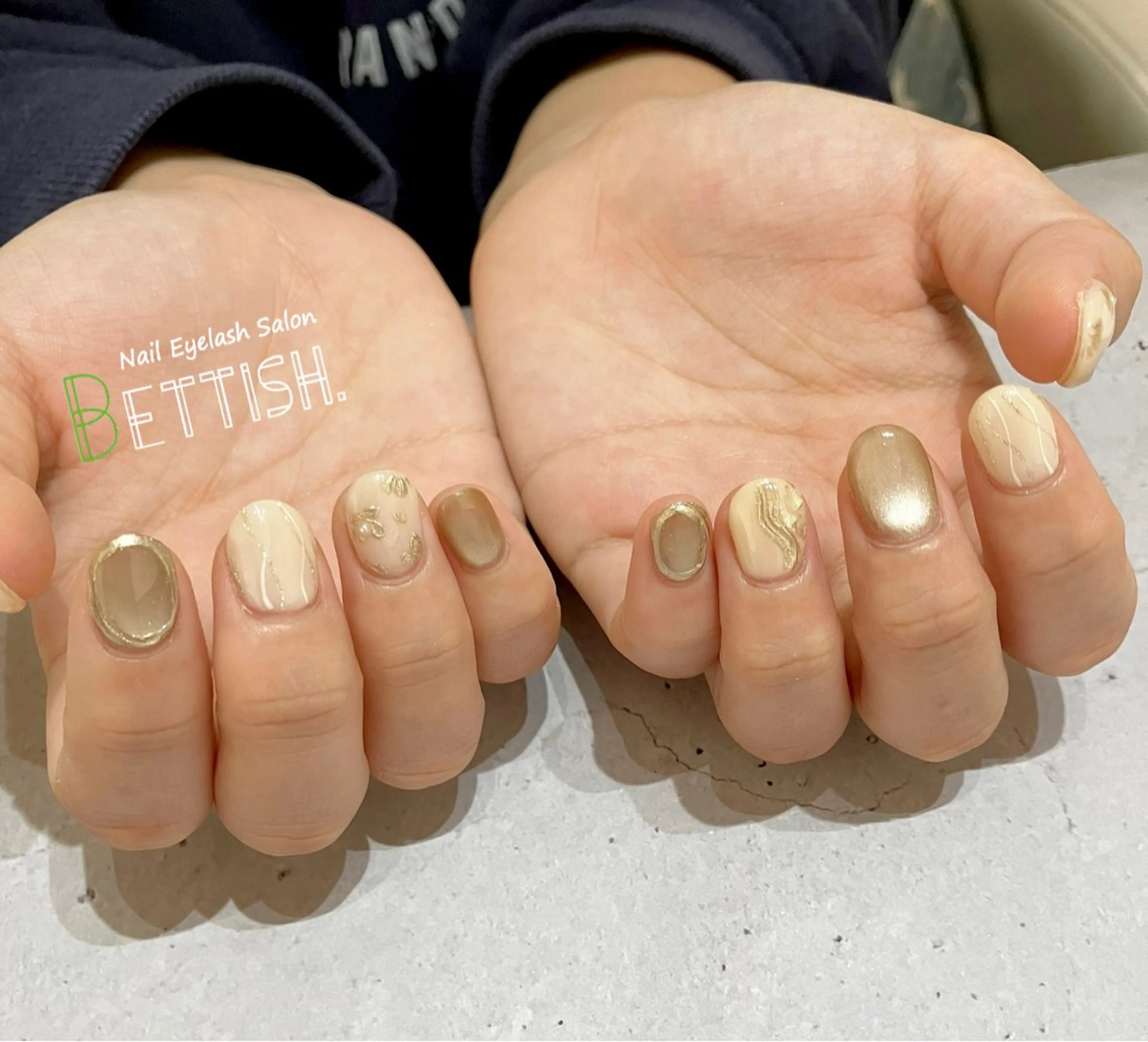 ネイル ショートネイル ハンドネイル BETTISH. KUMIKO☺︎︎のネイルデザイン