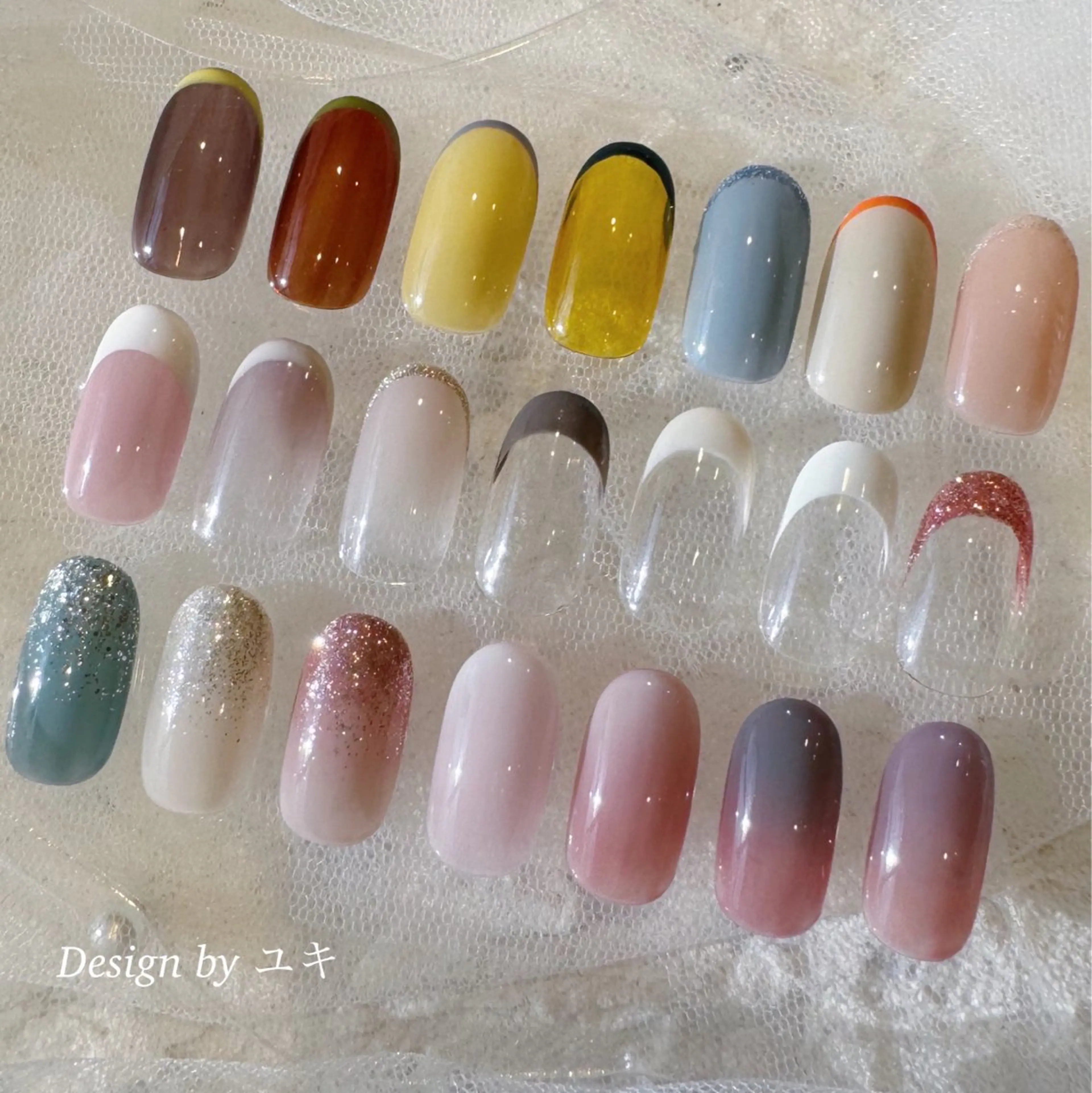 🎀【フレンチ】🎀《HAND》 フィルイン施術〔オフ無120分/オフ有150分･初回他店オフ無料〕の写真