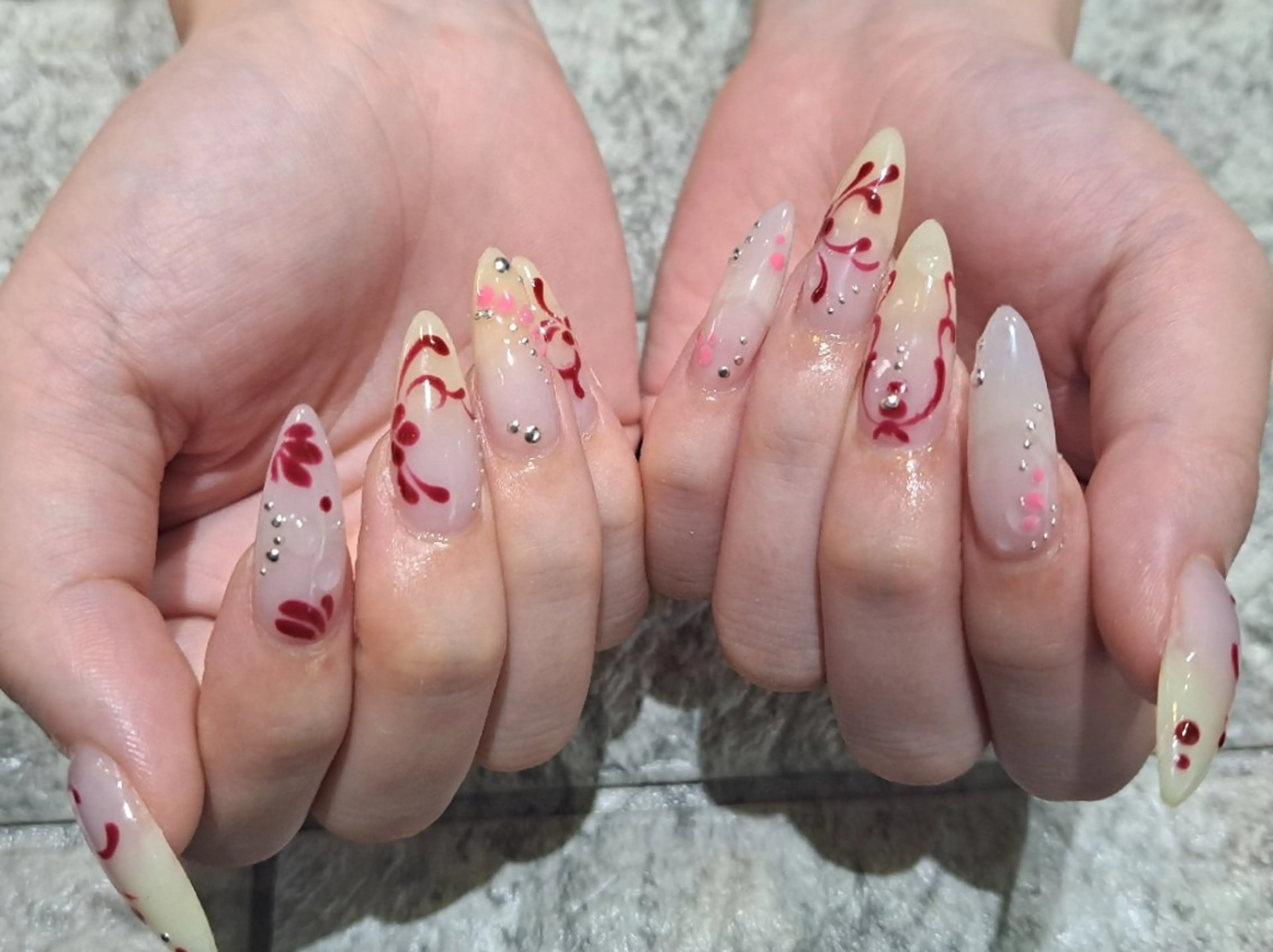 ネイル アートネイル スカルプネイル ハンドネイル RounGe町田店 🧸大谷のネイルデザイン