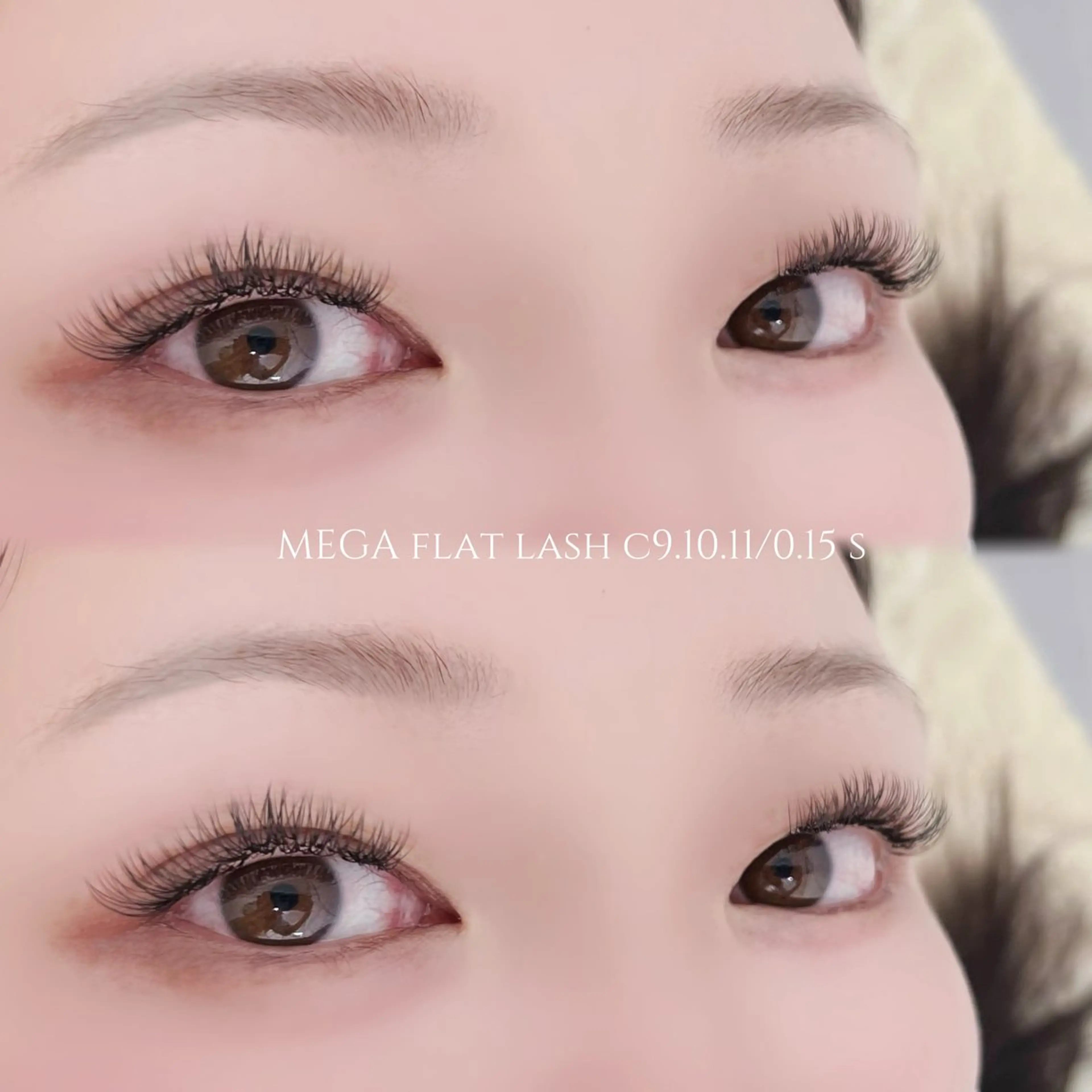 マツエク・マツパ フラットラッシュ マツエク Atelier AIHA所属・Atelier AIHA 京橋店🪽のマツエク・マツパデザイン