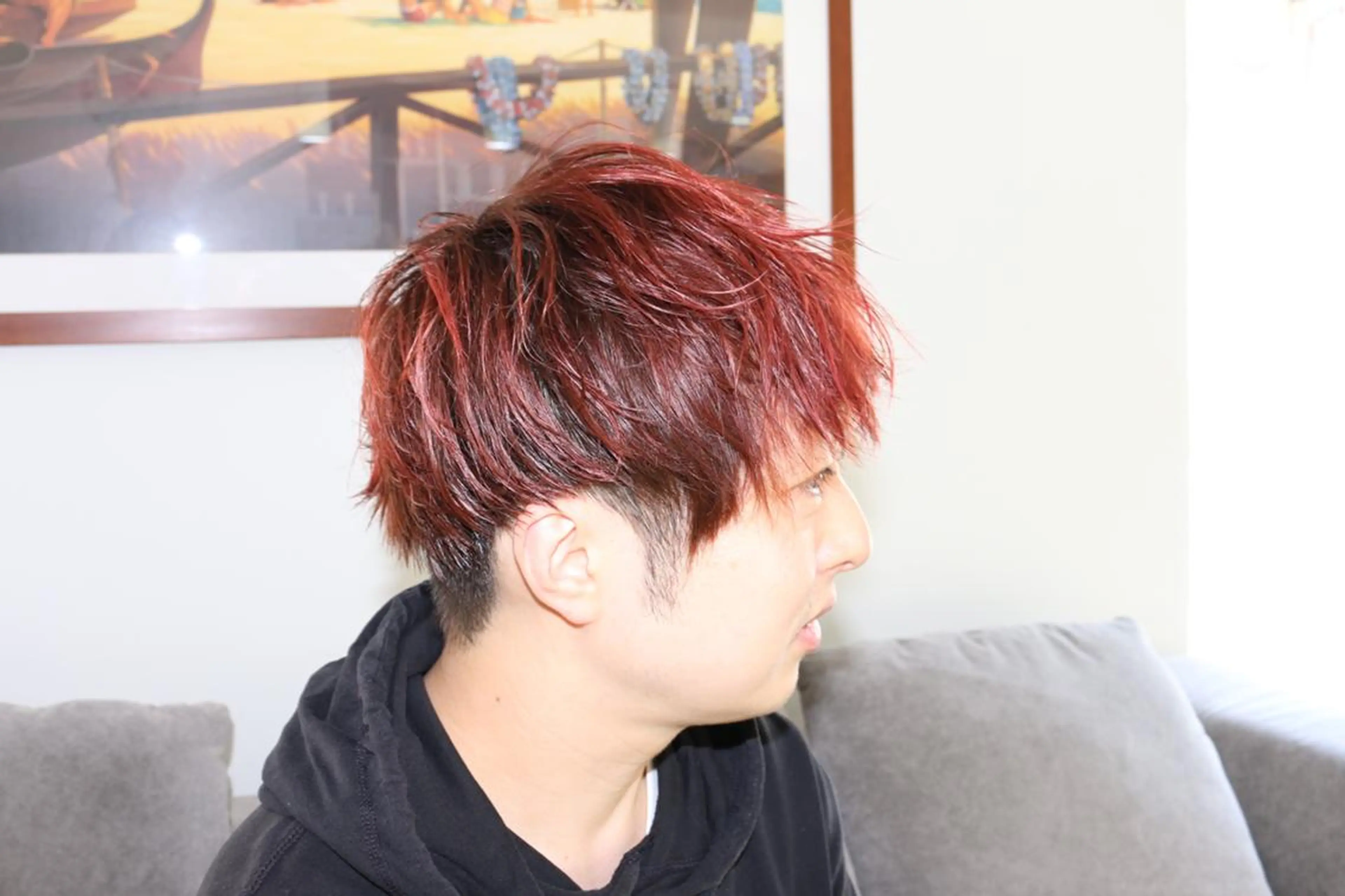 メンズ メンズブリーチ 落合 優太のヘアスタイル