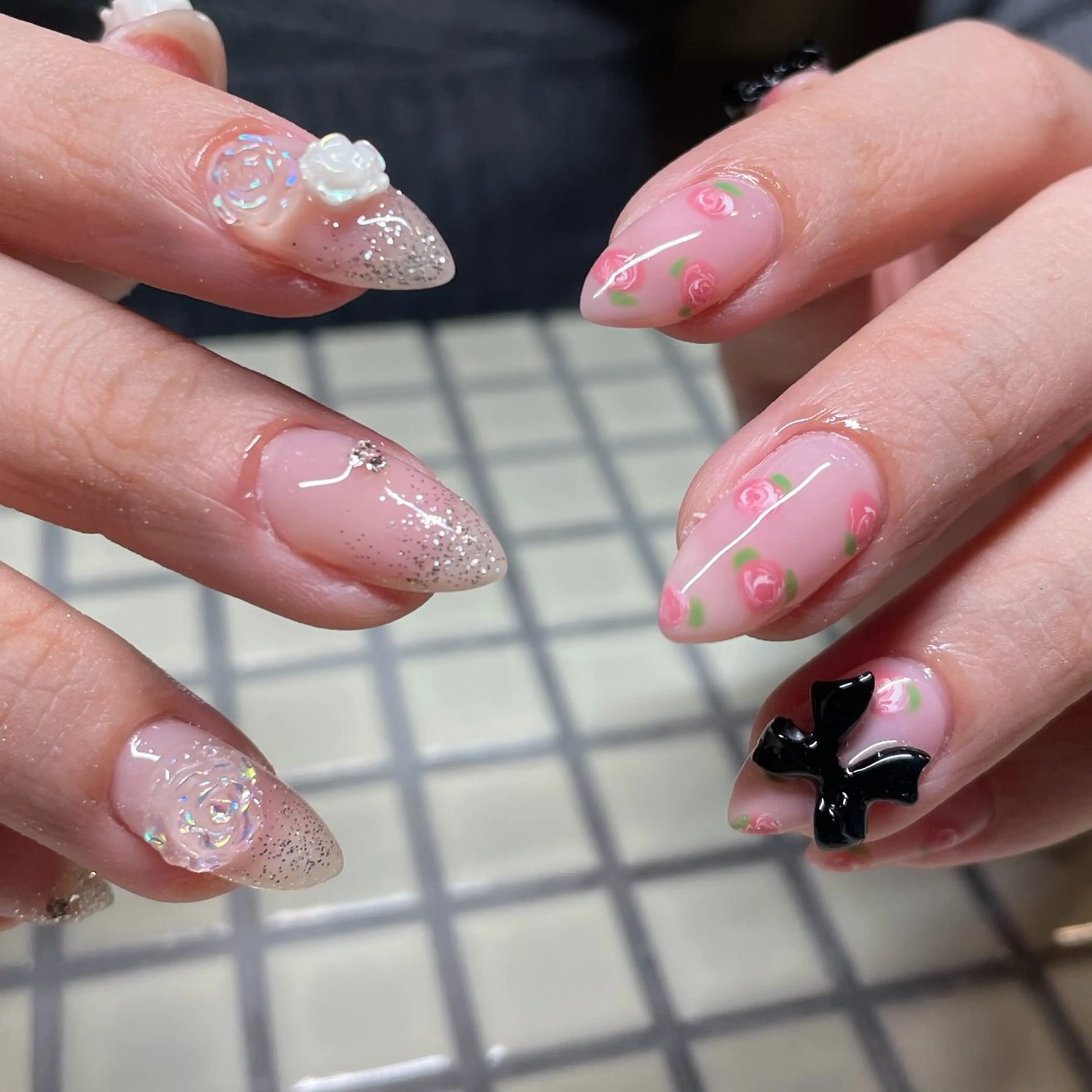 ネイル atelier Telyn所属・ー 葉のネイルデザイン