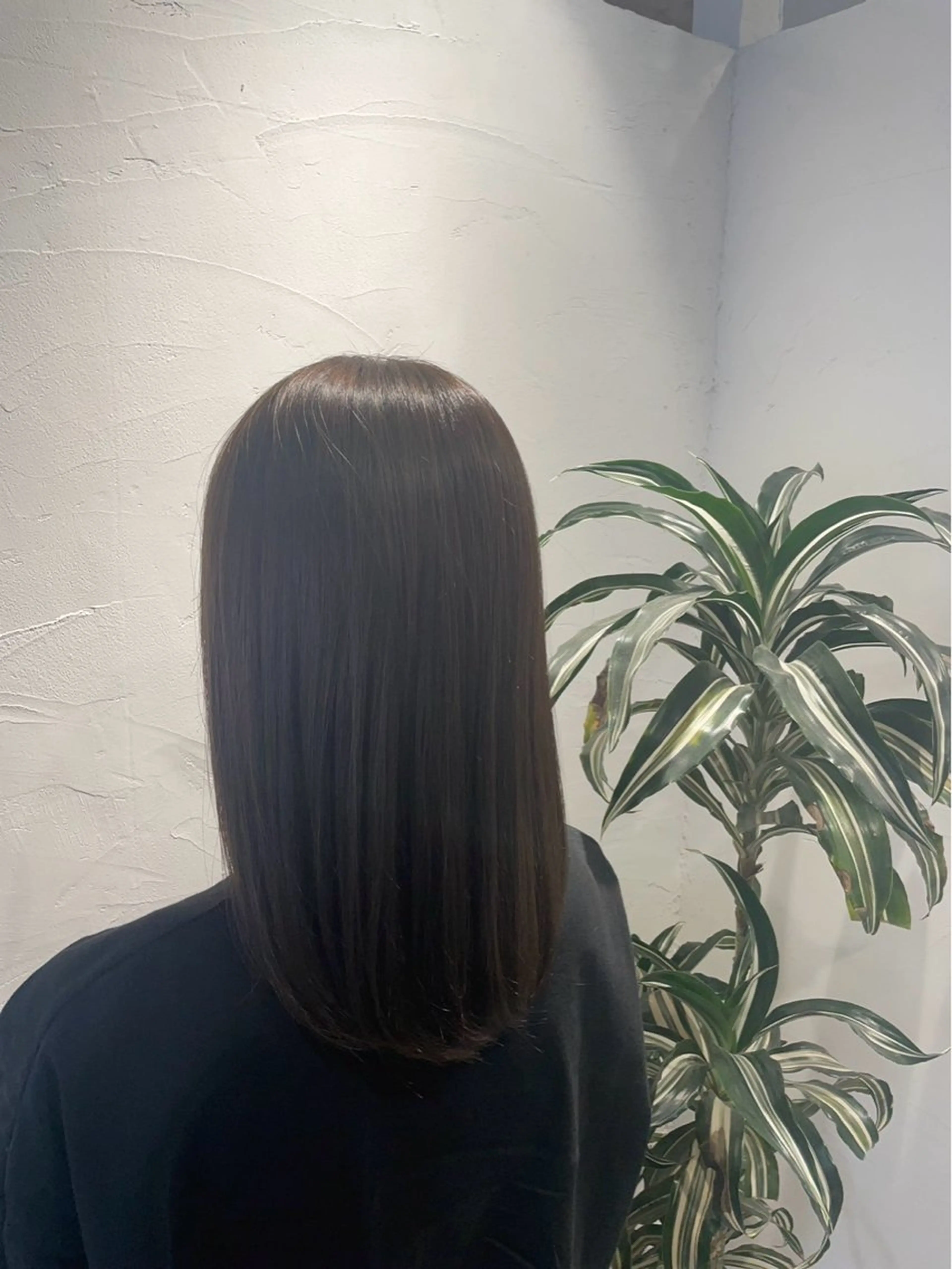 ミディアム カラー ブラウンカラー Cadre新小岩🫧 栗原葵のヘアスタイル