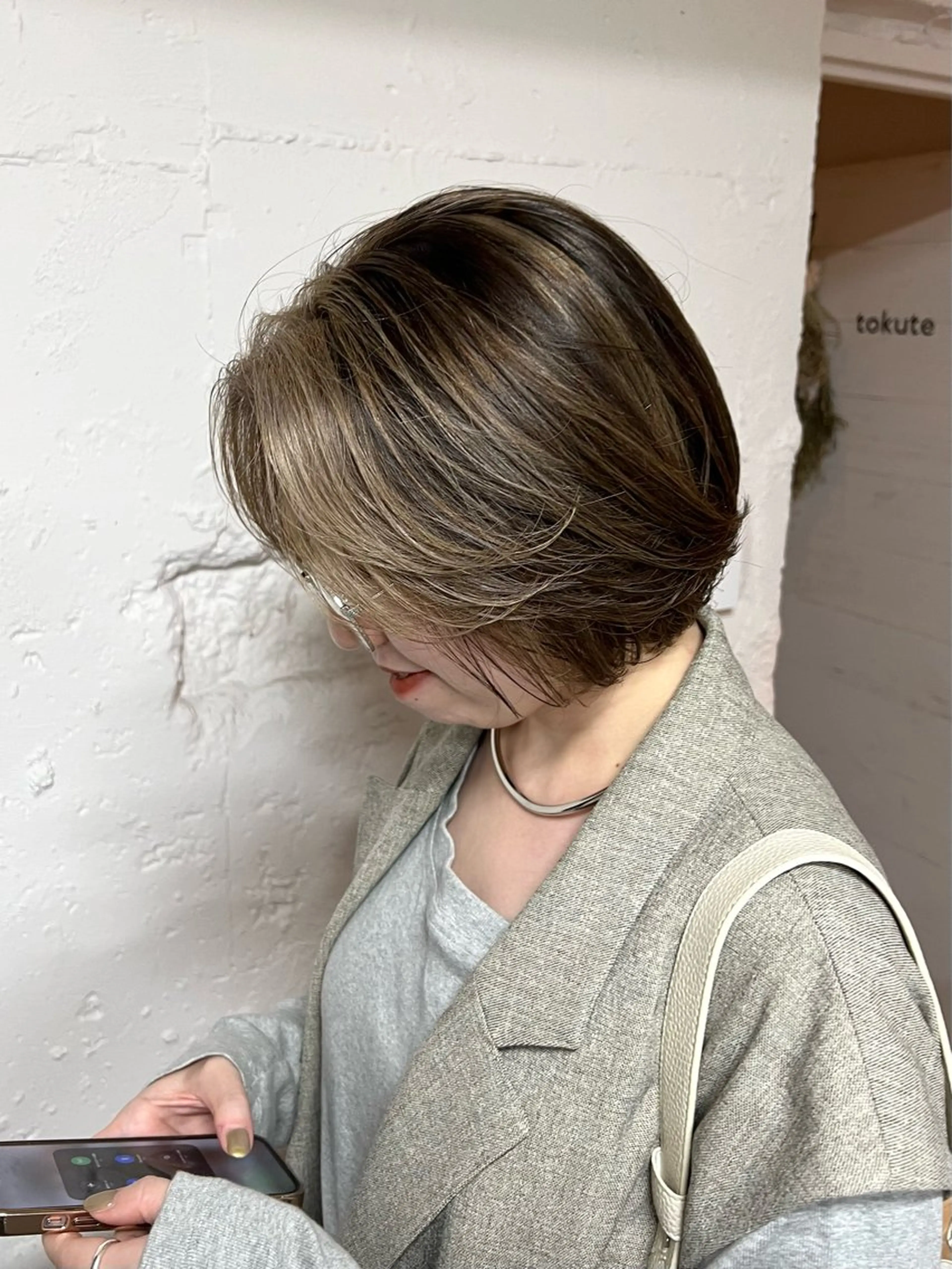 ショート カット ヘアカラー tokute Takahashiのヘアスタイル