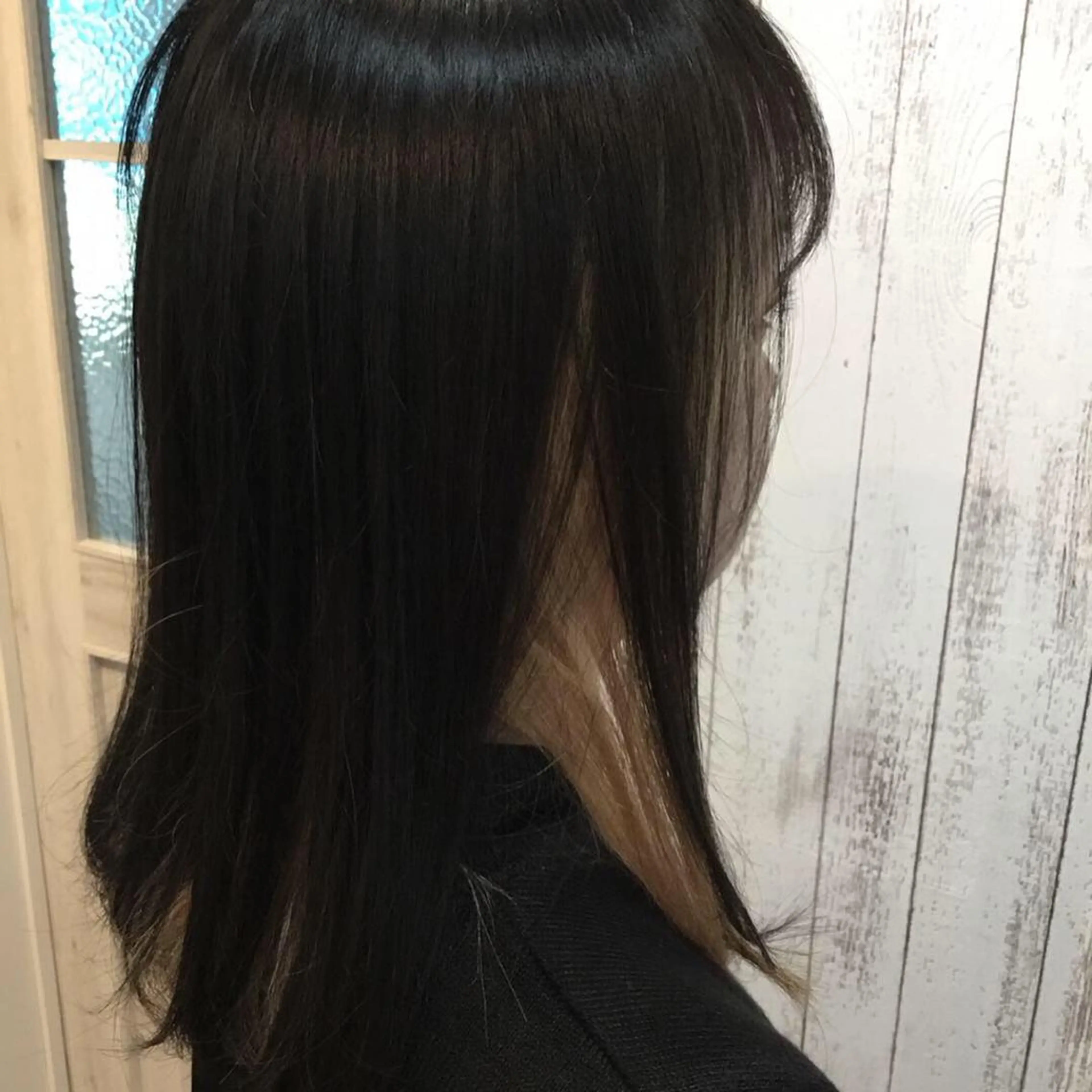 ミディアム カラー 金崎 新吾のヘアスタイル