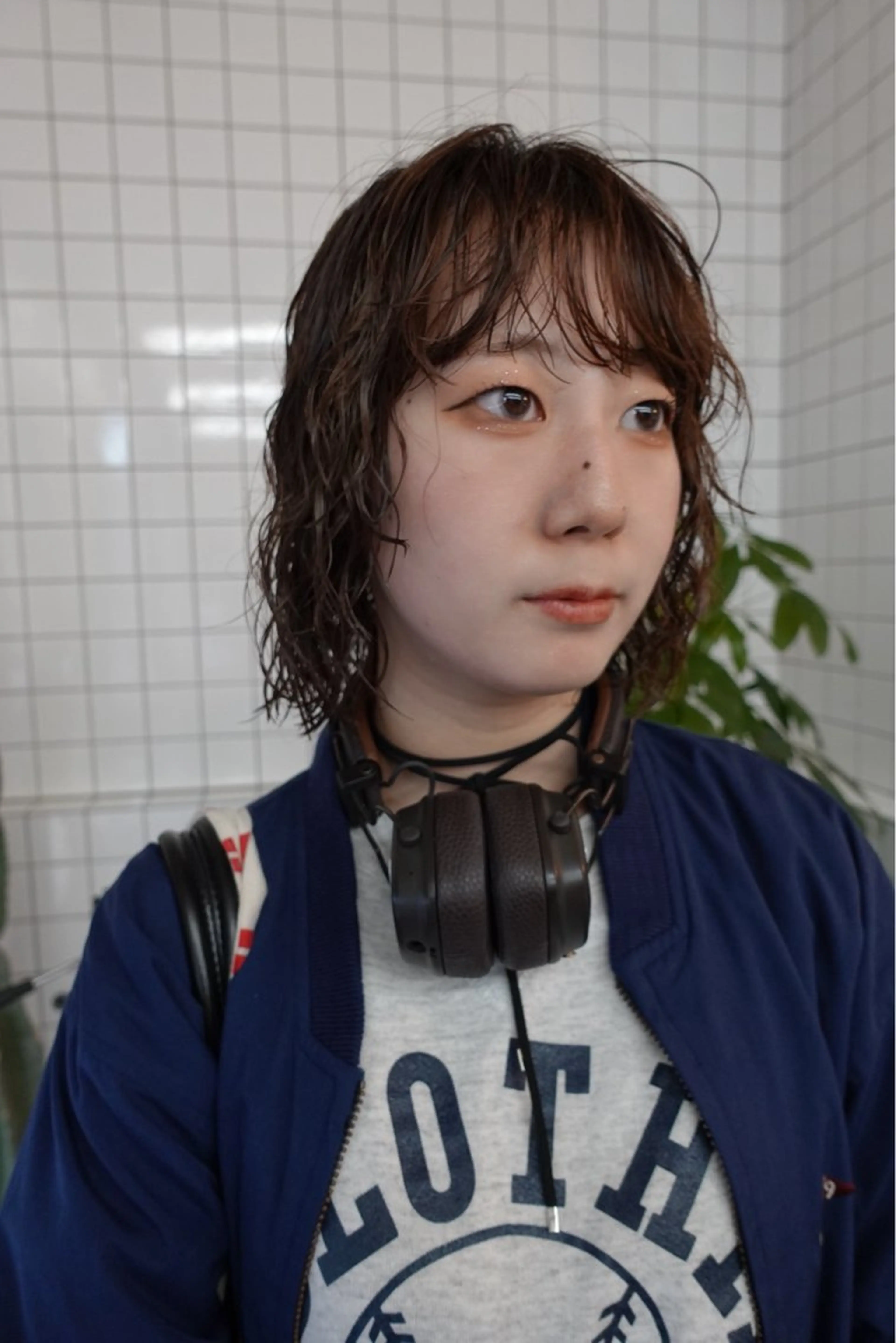 ショート パーマ カット パーマ ボブパーマ/パーマ ウルフパーマのヘアスタイル