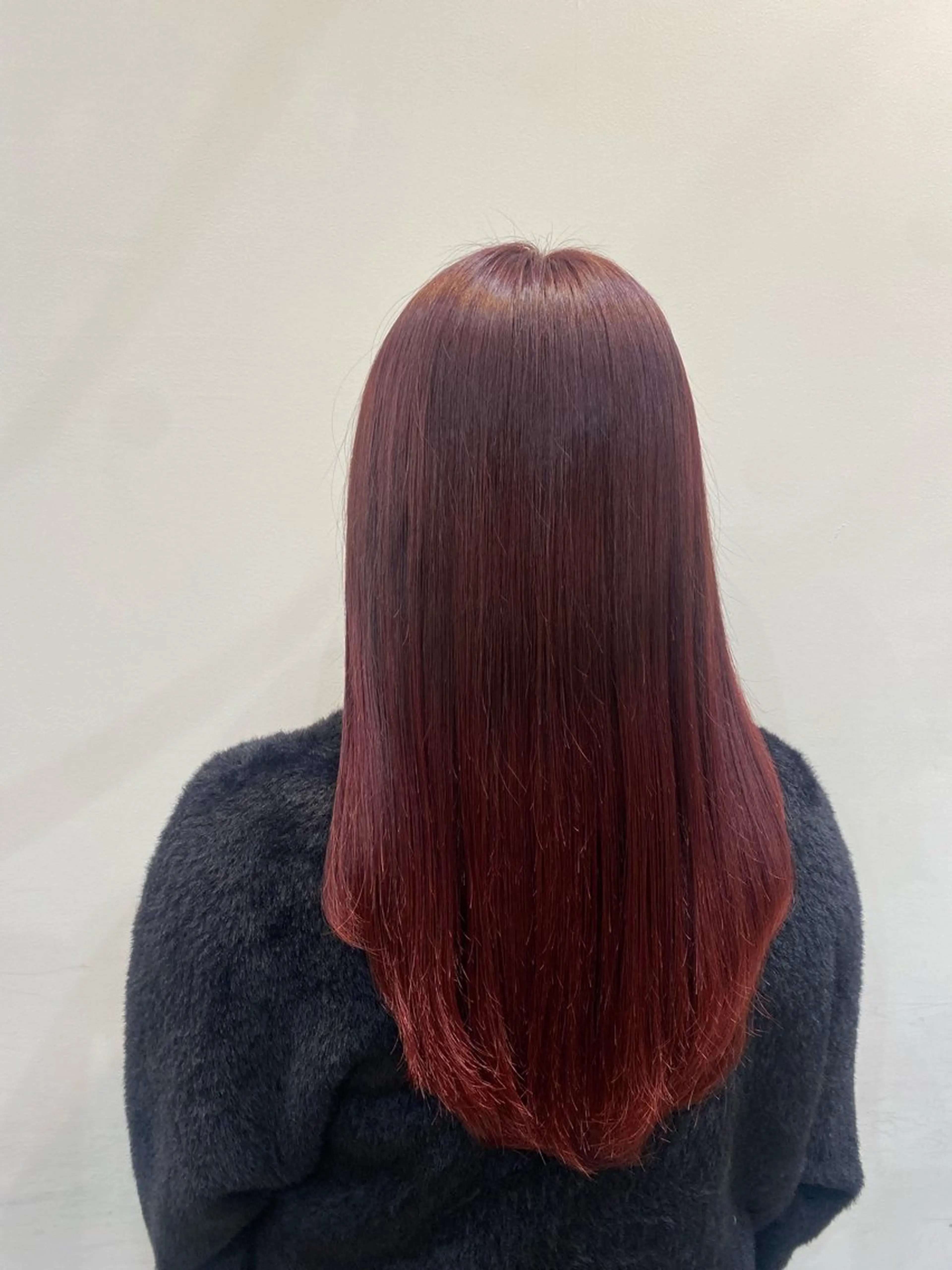 セミロング カラー トリートメント ヘアカラー トリートメント ヘッドスパ ヘアセット 🫧髪質改善/Wカラ ー 暖色 🌸桜🌸のヘアスタイル