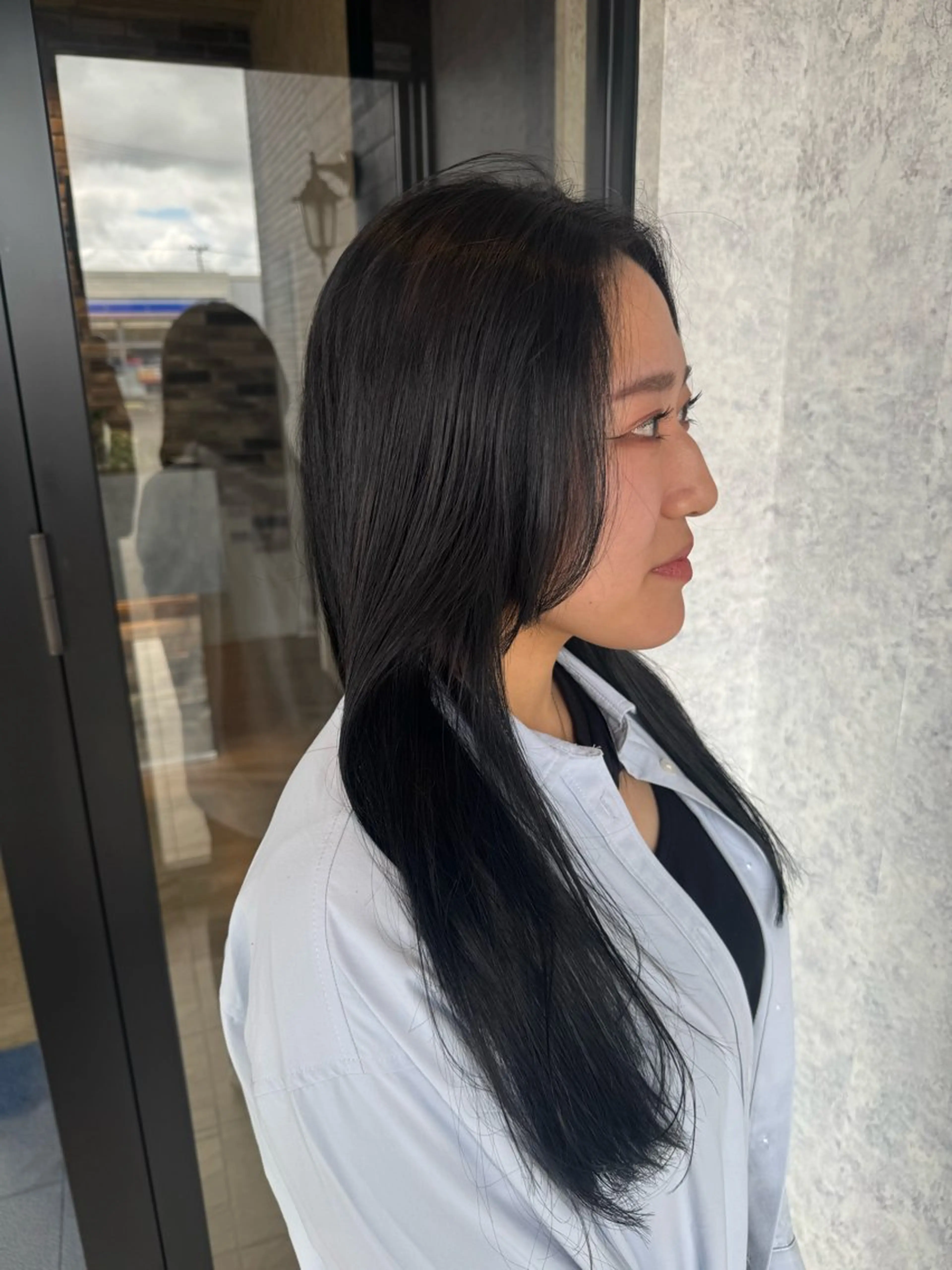 ロング 韓国風ヘア レイヤーカット 村松 和磨/ケアブ リーチ/メンズパーマのヘアスタイル