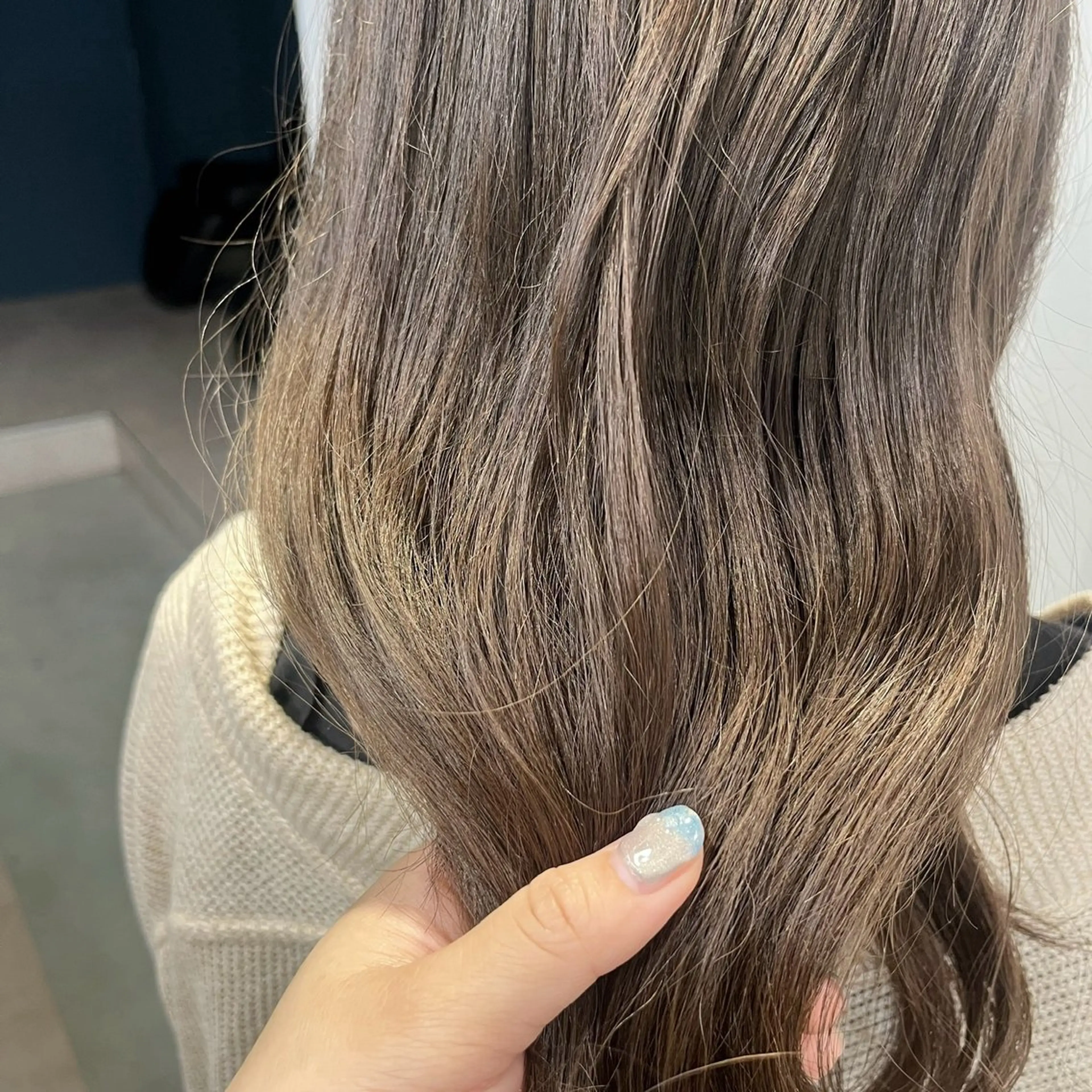 セミロング カラー グレージュ 🌷レイヤーカット/ フルキシオリ🌷のヘアスタイル