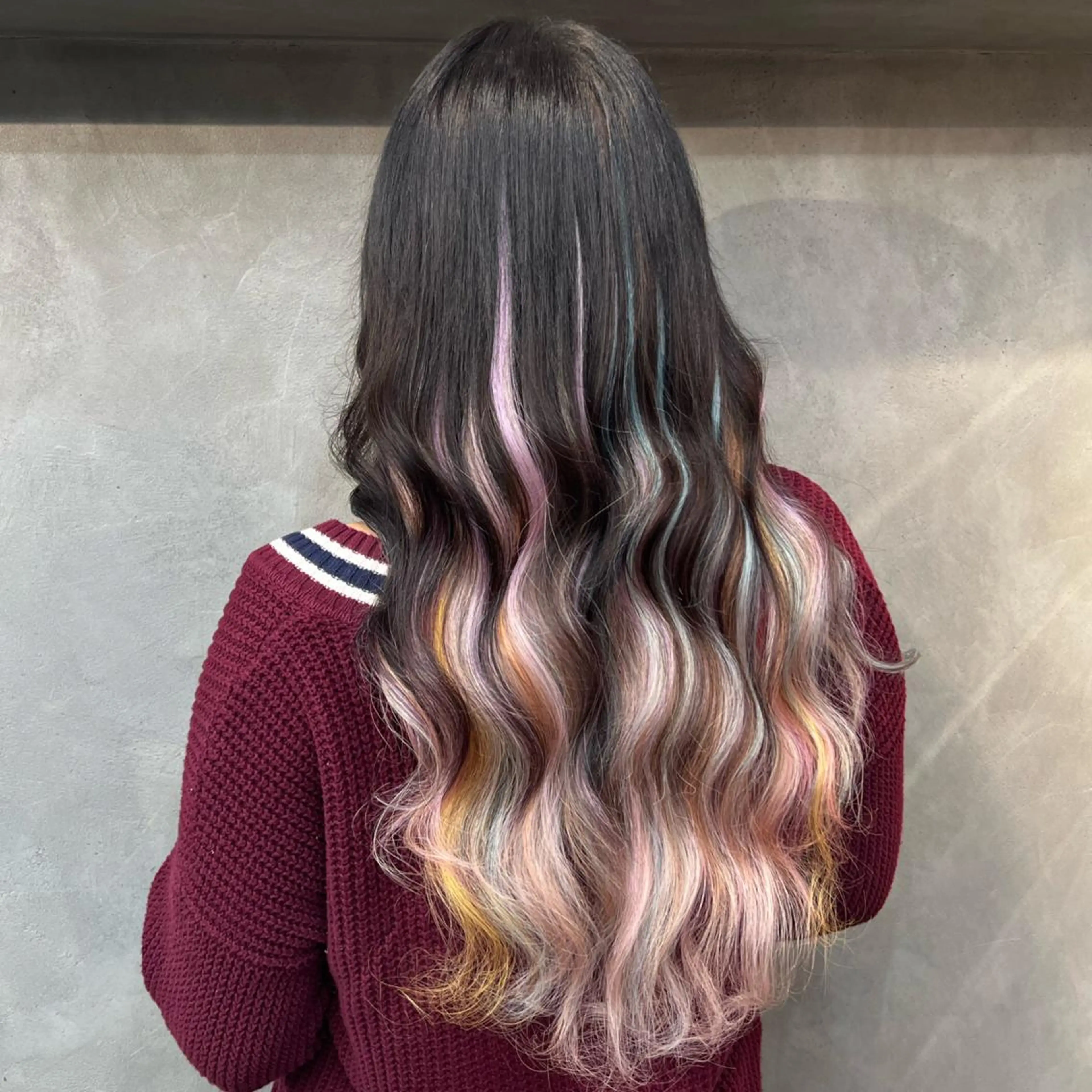 ロング シールエクステ エクステ CS made by SHACHU栄店所属・❤️‍🔥シールエク ＋カラー京❤️‍🔥のヘアスタイル