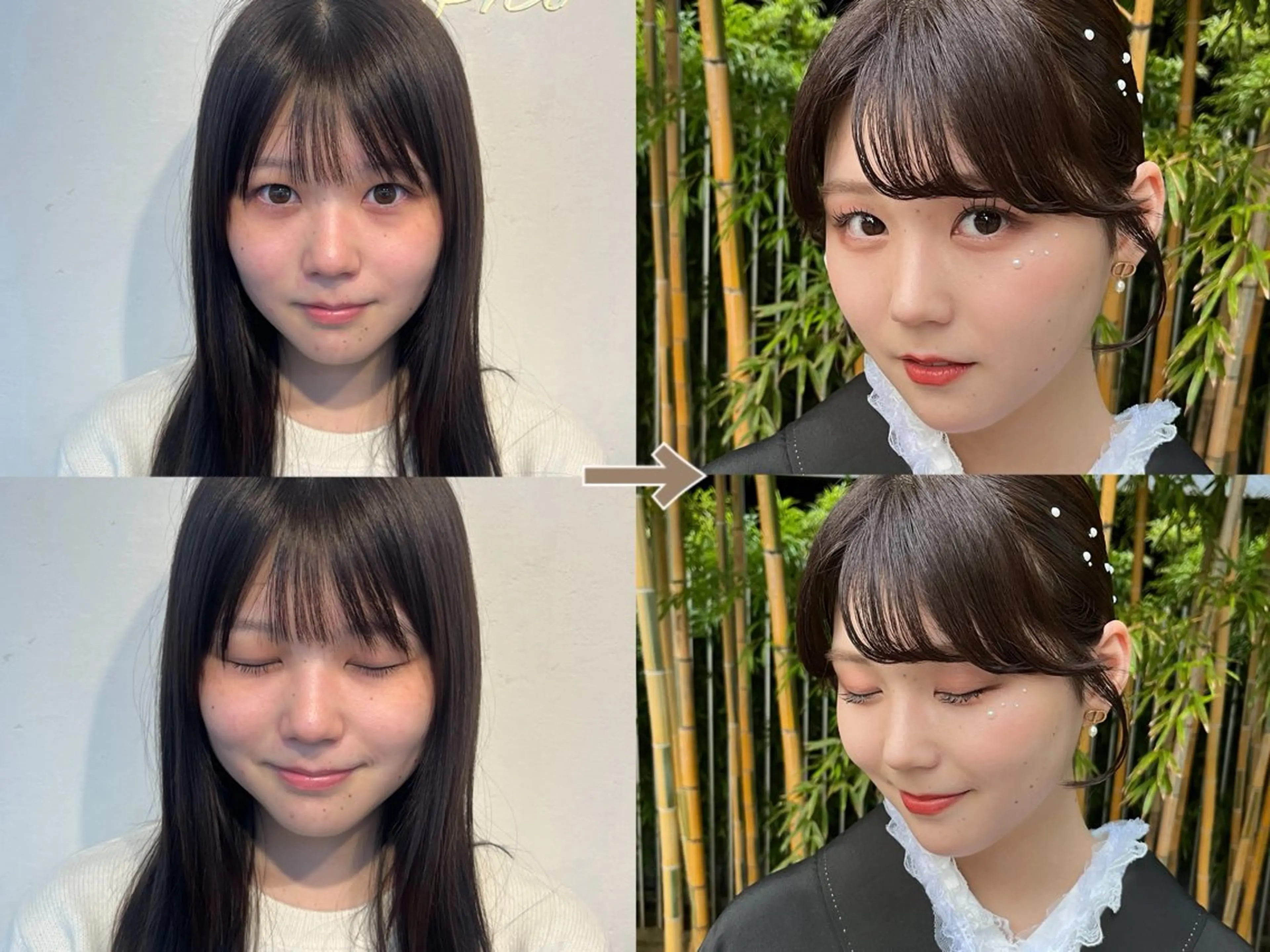 ヘアアレンジ ヘアセット 参列・イベントヘア♡ ゆいなのヘアスタイル